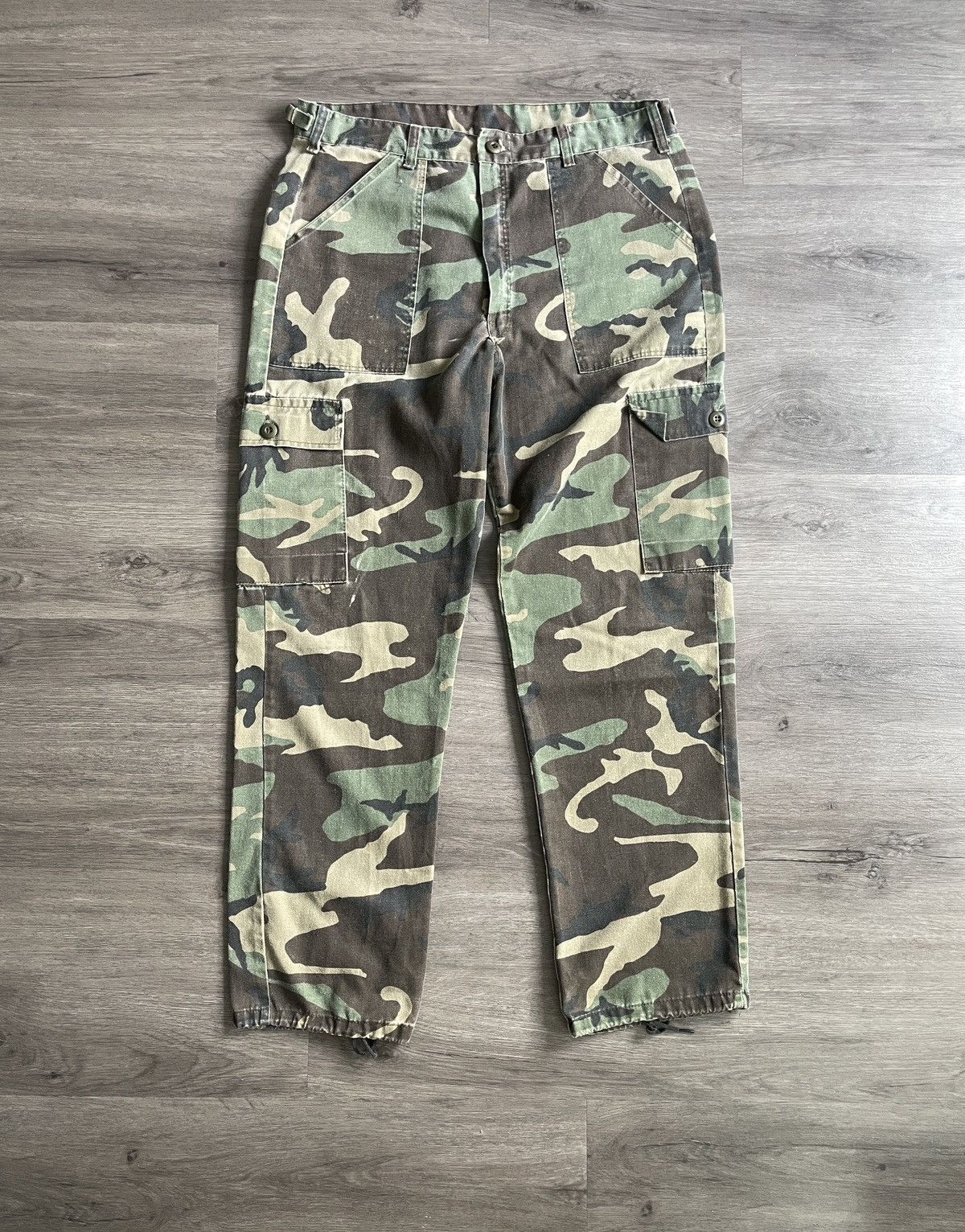 Vintage Vintage Military USA “Camo” Cargo Pants (No Sz.) Size US 35 - 1 Thumbnail