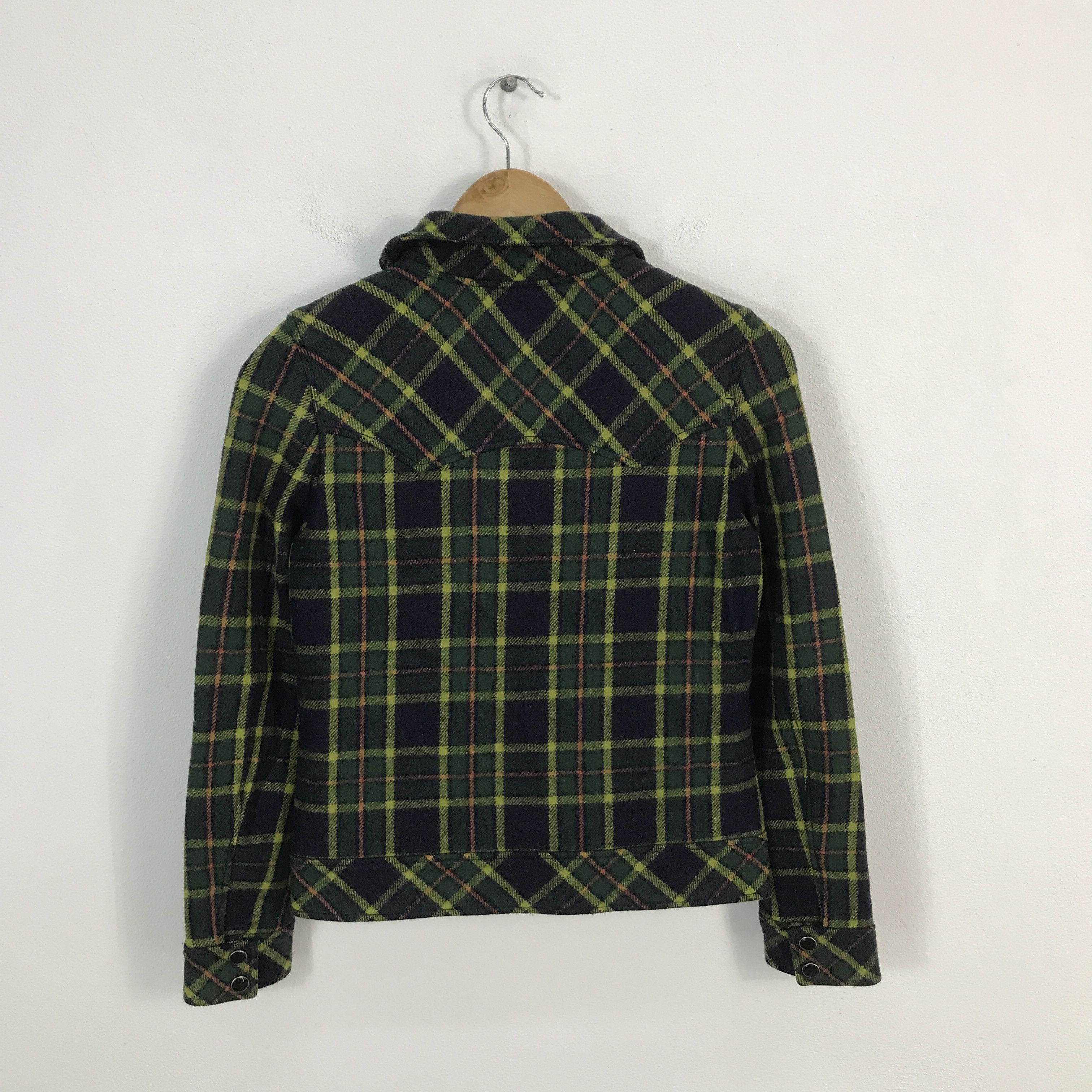 Japanese Brand rambo flannel design japan zipper jacket Size US S / EU 44-46 / 1 - 2 Thumbnail