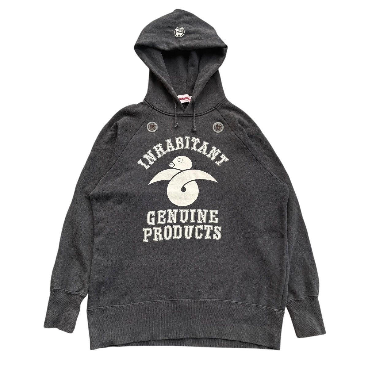 INHABIT × Japanese Brand Inhabitant Japanese Brand Sweat Hoodie Size US L / EU 52-54 / 3 - 1 Thumbnail