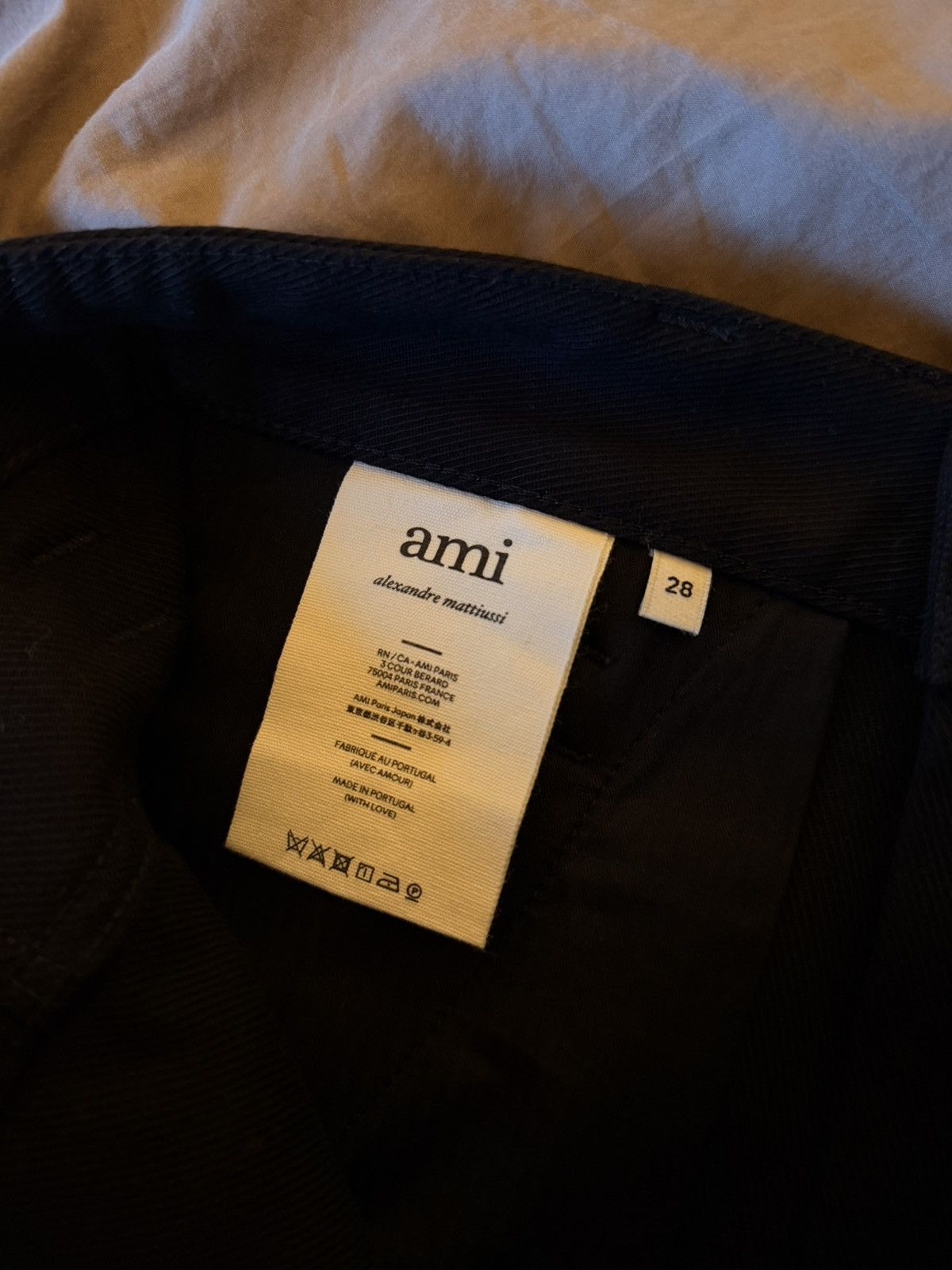 AMI AMI Paris Black Alex Jeans Size US 31 - 5 Thumbnail