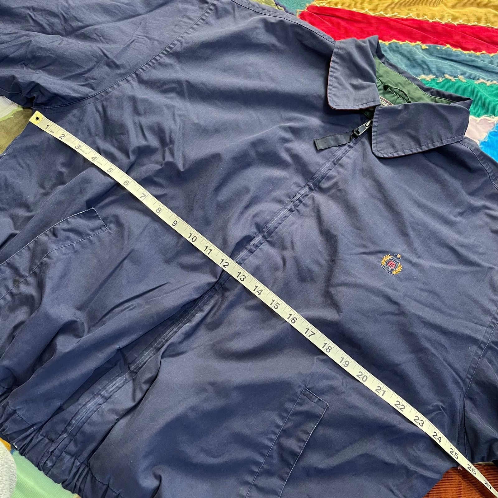 Bugle Boy Vintage Bugle Boy Red Blanket Lined Navy Blue Full Zip Jacke Size US L / EU 52-54 / 3 - 6 Thumbnail
