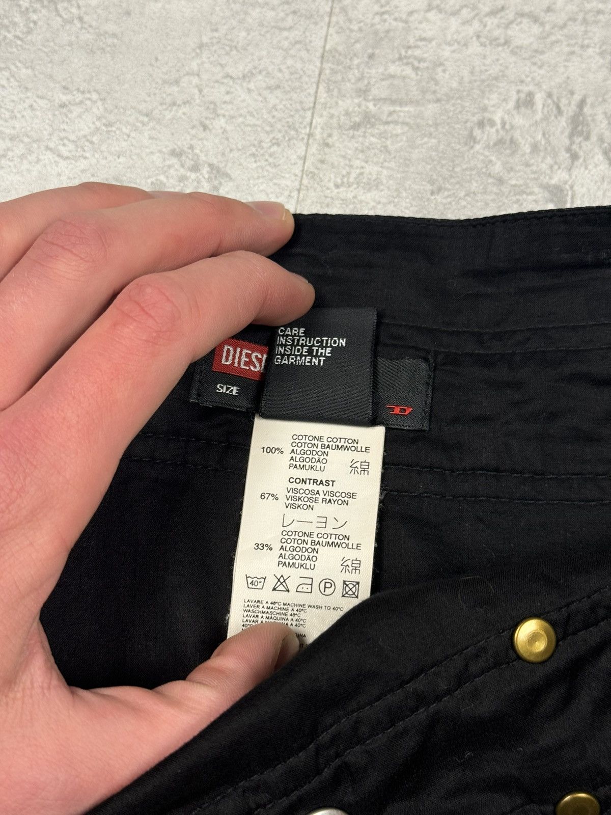 Diesel Diesel Utility Y2K Skirt Size 29 Size 29" - 12 Thumbnail
