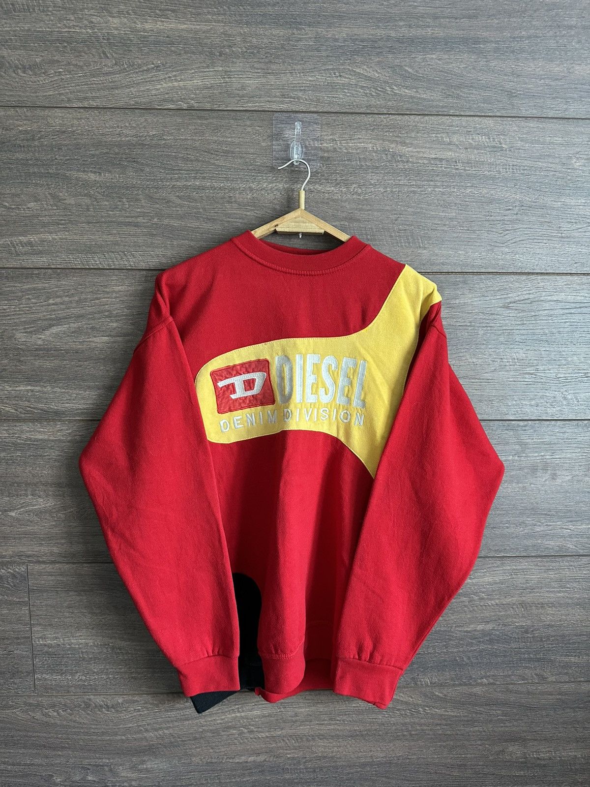 Diesel × Vintage Vintage Diesel Denim Division Embroidered Logo Sweatshirt Size US L / EU 52-54 / 3 - 4 Thumbnail