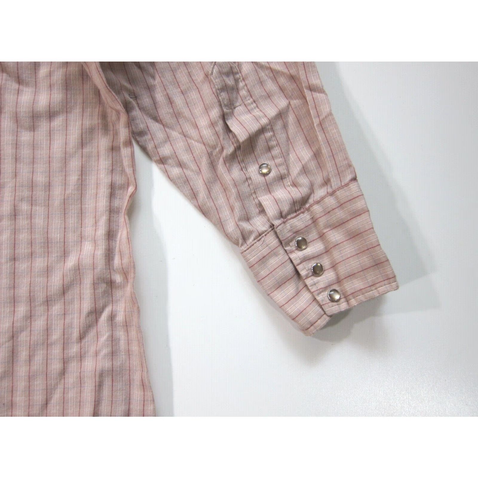 Vintage VINTAGE Panhandle Slim Western Shirt XL Brown Stripe Cotton Long Sleeve Adult Men’s Size US XL / EU 56 / 4 - 5 Thumbnail