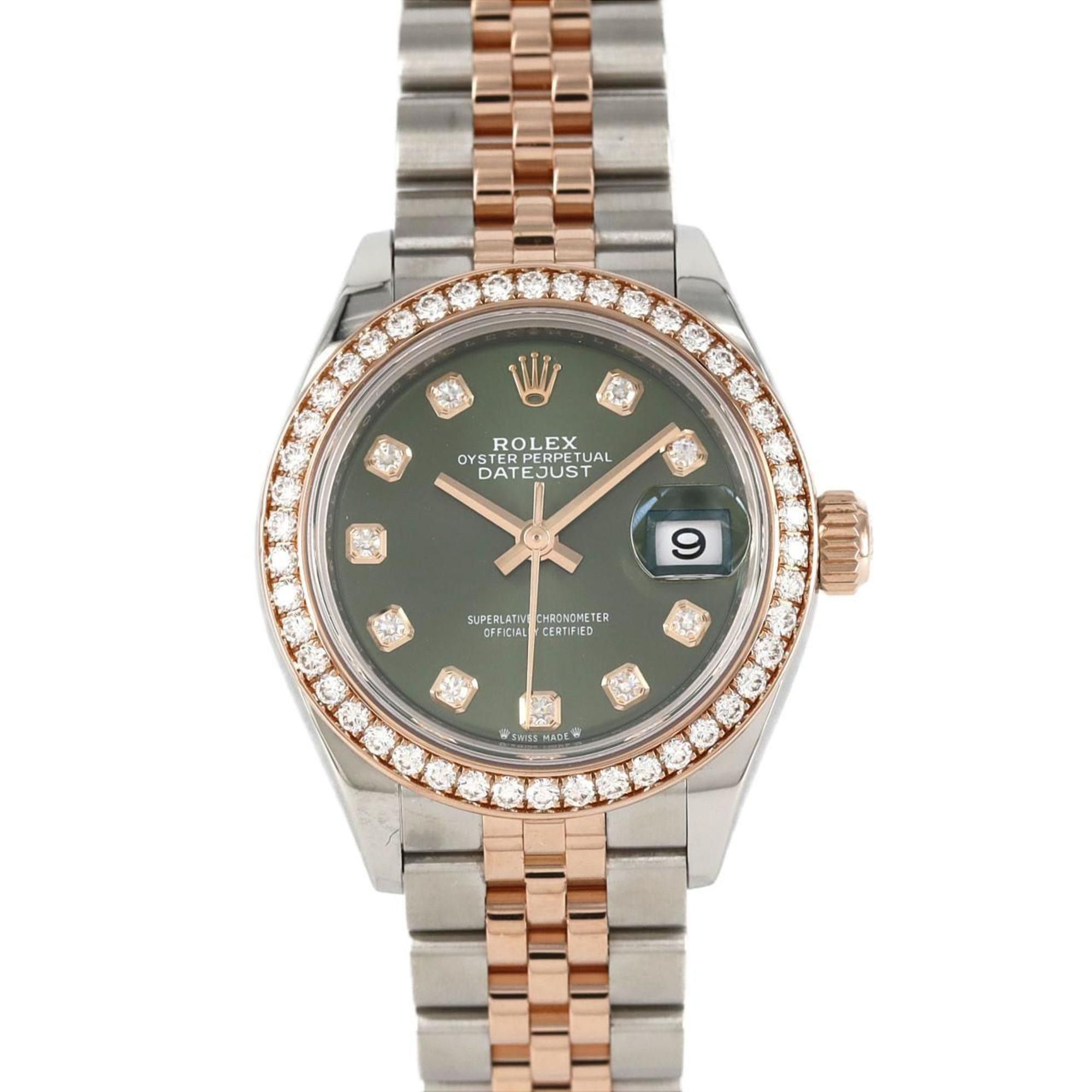 Rolex Datejust 279381Rbr Ssxpg Watch Automatic Winding Random Number in Green, Women's