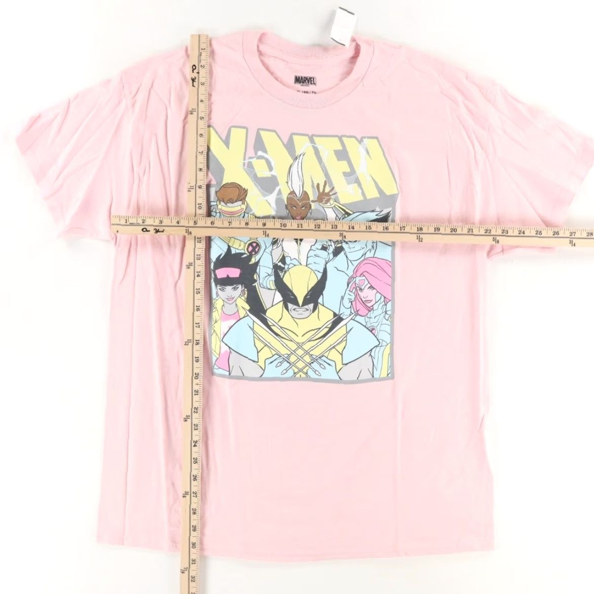 Vintage Marvel X-Men Solid Shirt Pink Men's XL Size US XL / EU 56 / 4 - 3 Thumbnail