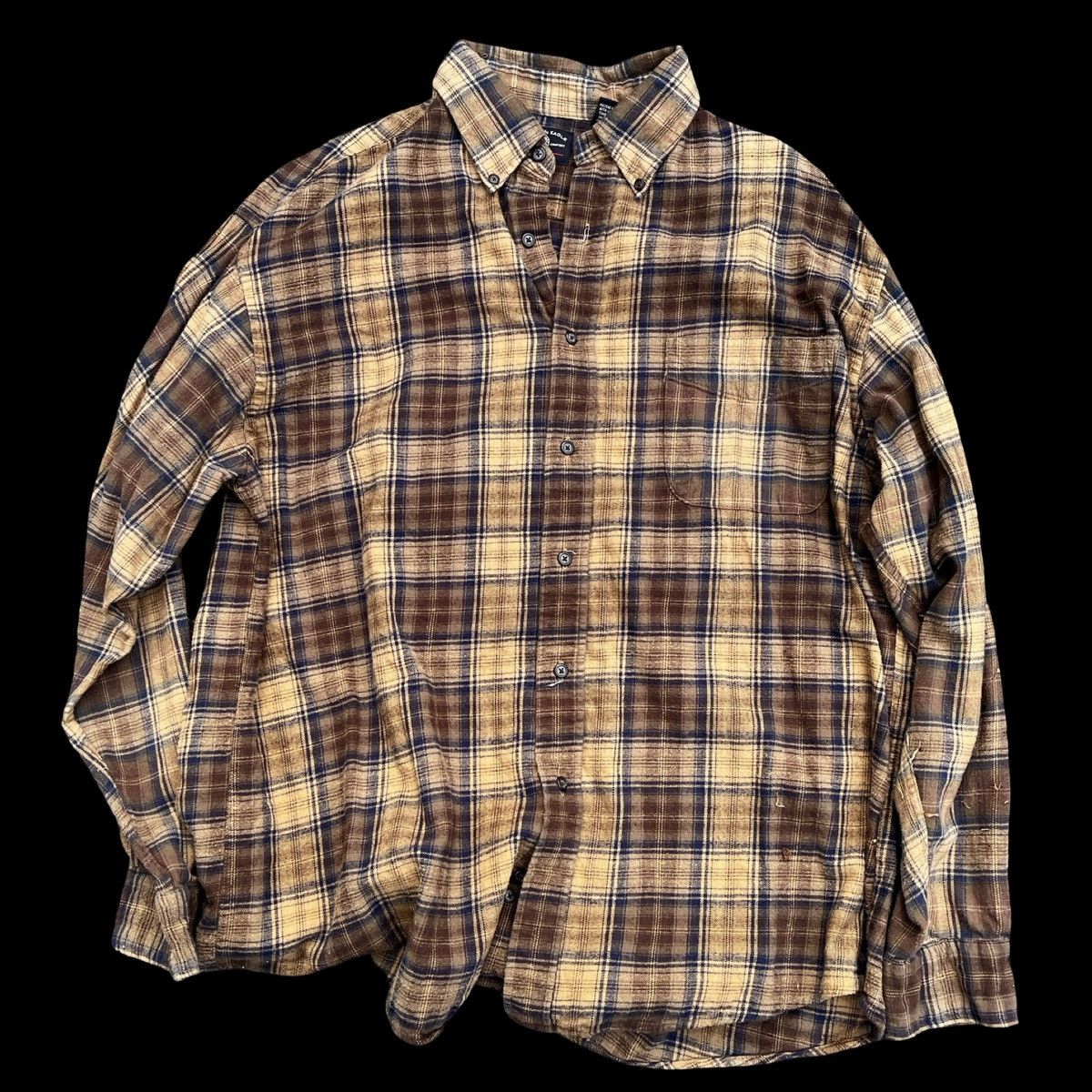 Other VINTAGE AMERICAN EAGLE OUTFITTERS SHIRT PLAID FLANNEL Y2K Size US L / EU 52-54 / 3 - 1 Thumbnail