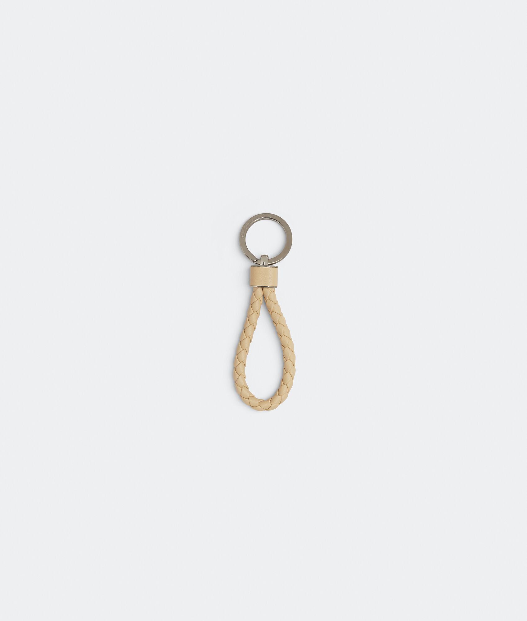 Bottega Veneta o1loc1c0325 Size: OS / 709727 Intreccio Key Ring in Beige Size ONE SIZE - 1 Thumbnail