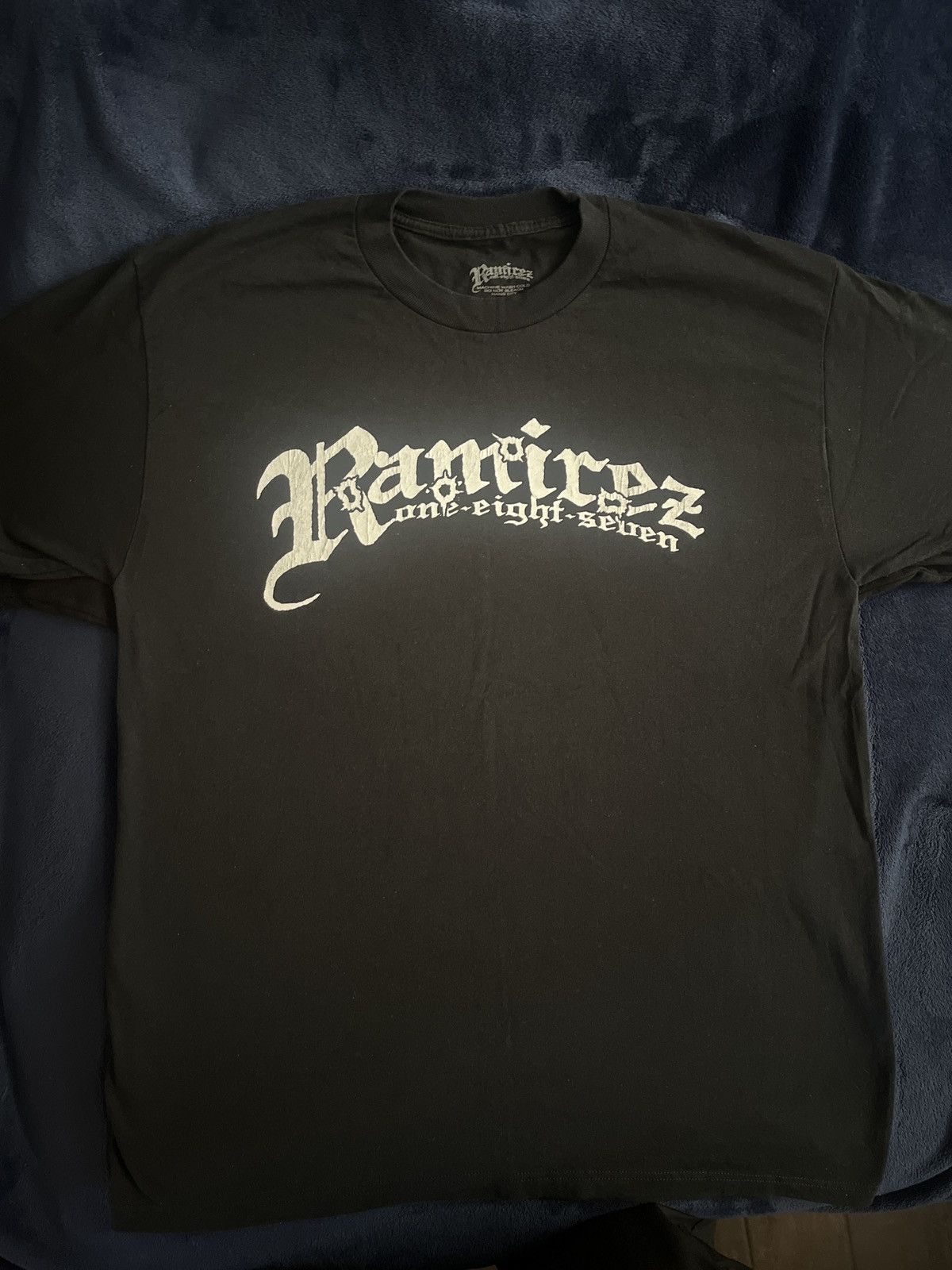 G59 Records Ramirez 187 logo tee | Grailed