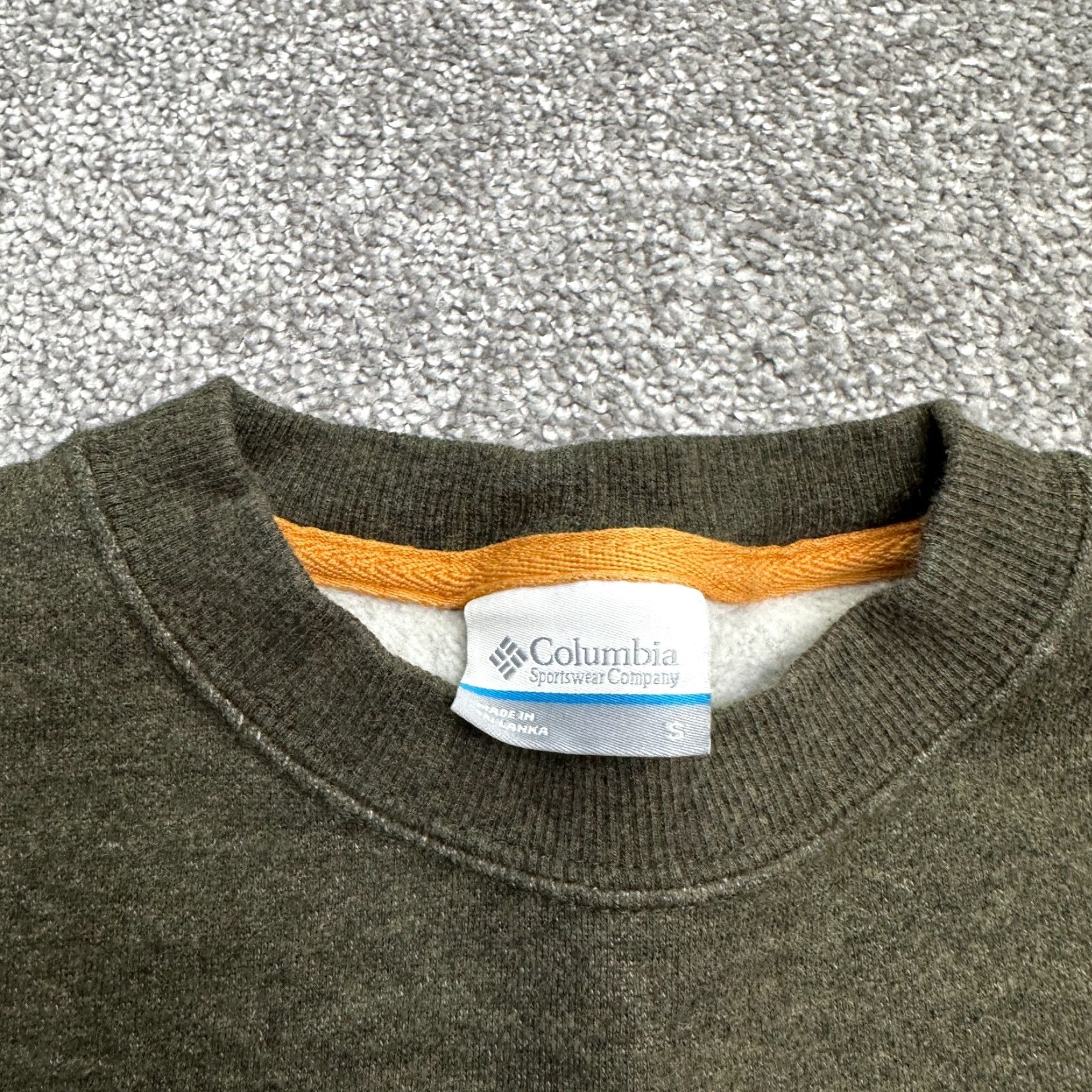 Vintage Columbia Sweatshirt Mens Small Green Crew Neck Fleece Pullover Casual Outdoor Size US S / EU 44-46 / 1 - 6 Thumbnail