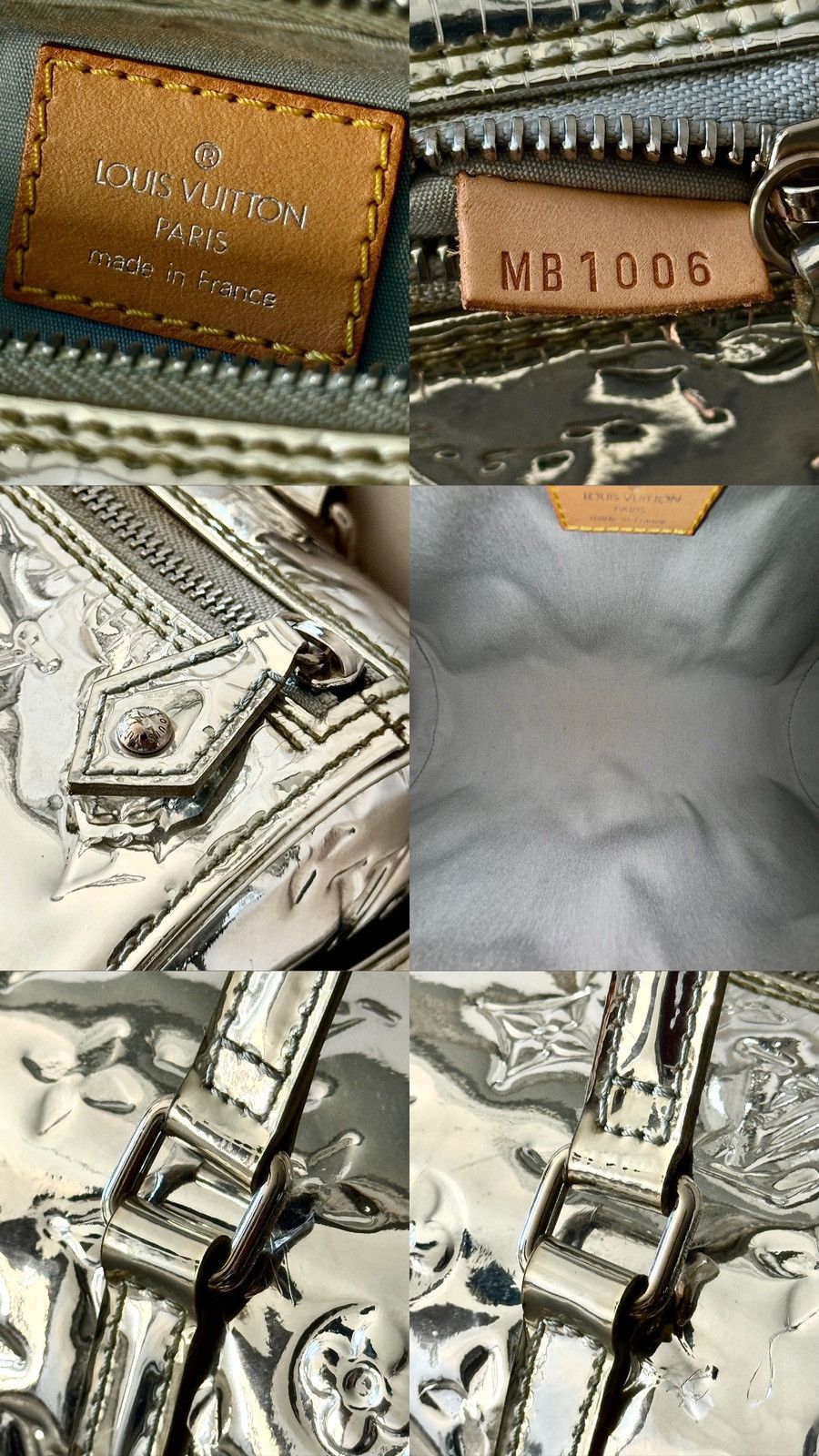 Louis Vuitton Louis Vuitton - Marc Jacobs - 2006 - Silver Miroir Papillon Size ONE SIZE - 19 Thumbnail