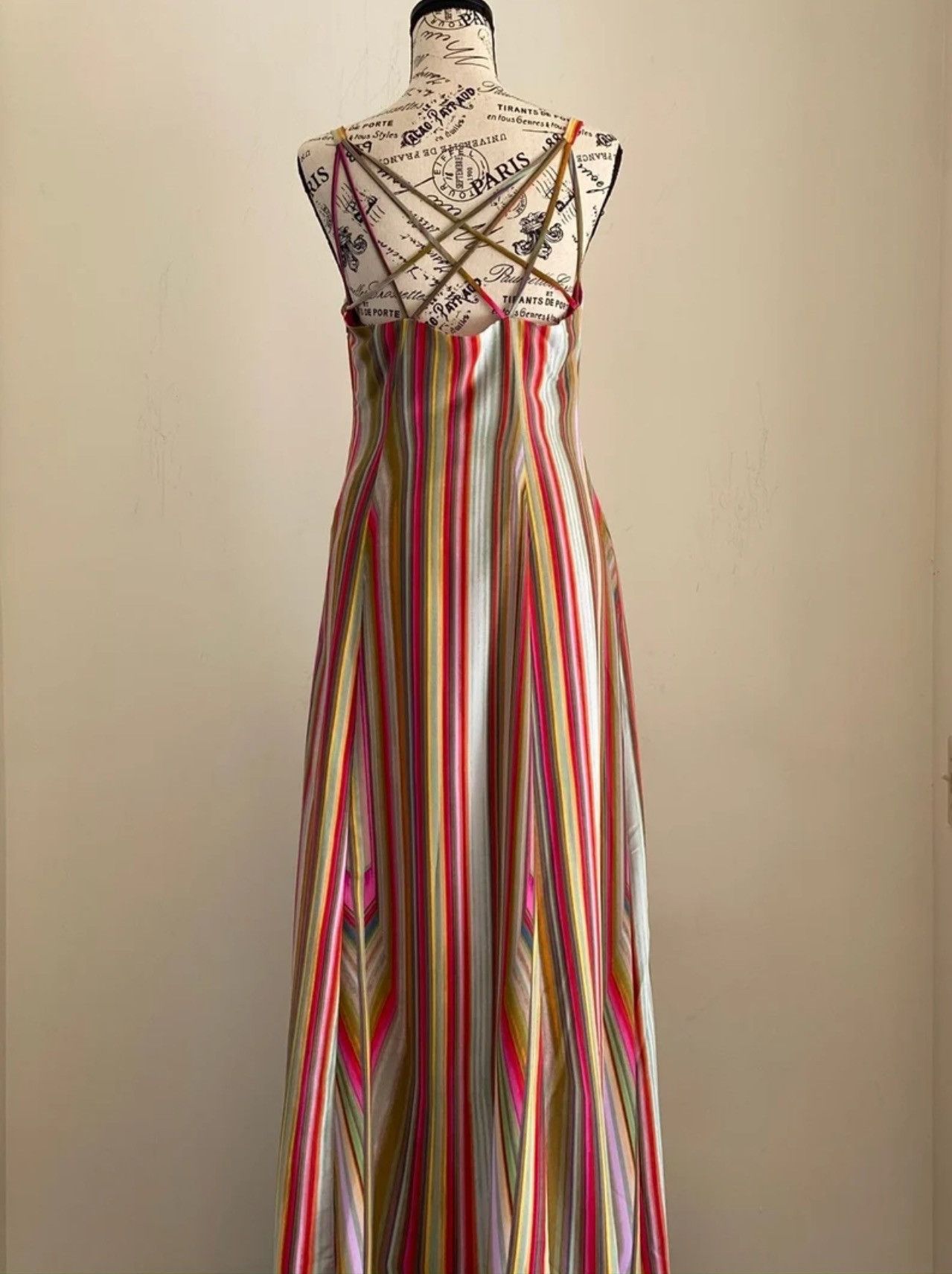 Nordstrom X RACHEL By Rachel Roy Strappy Striped Maxi Dress