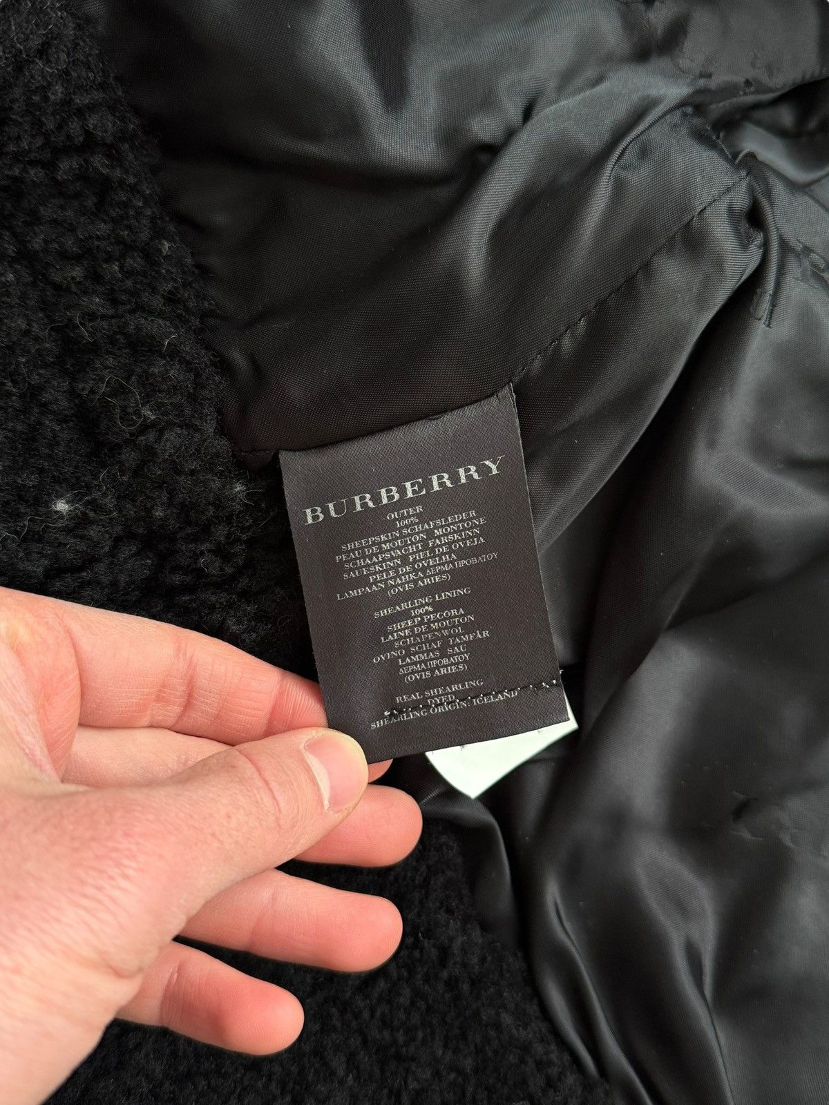 Burberry Prorsum 2010 Runway Cropped Iceland Shearling Cracked Leather Jacket Size S / US 4 / IT 40 - 16 Thumbnail
