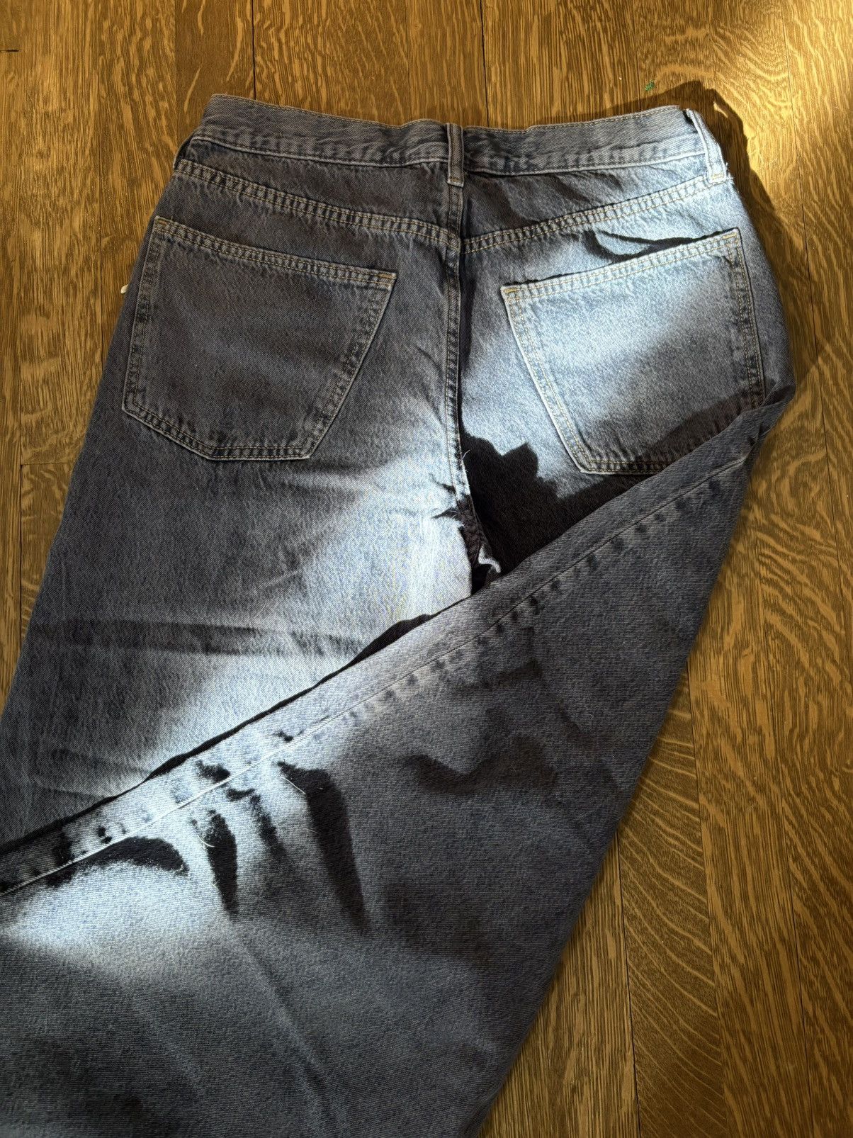 Vintage BAGGY JEANS Size US 30 / EU 46 - 4 Thumbnail