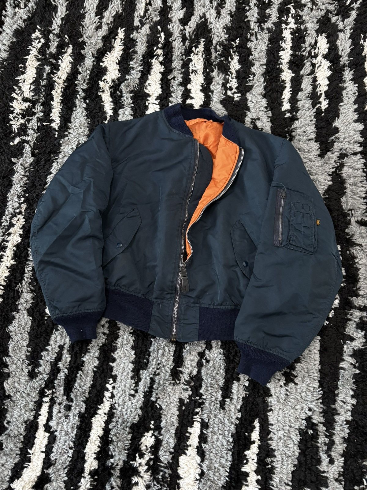 Alpha Industries 1990s Made in USA MA-1 Bomber Jacket | Grailed