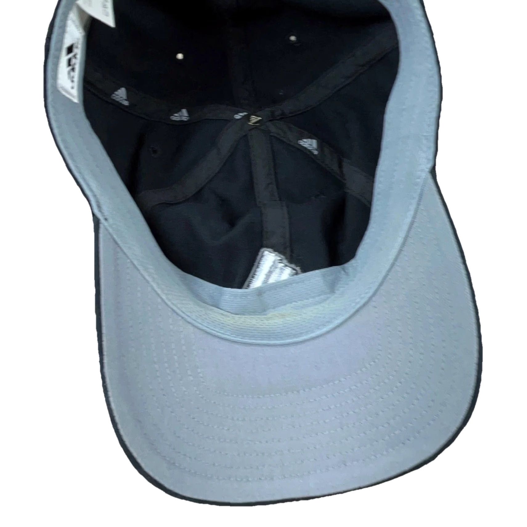 Adidas Adidas Hat Cap Black Strap Back Clima Lite Dad Baseball Spell Out Adult Mens NN Size ONE SIZE - 6 Thumbnail