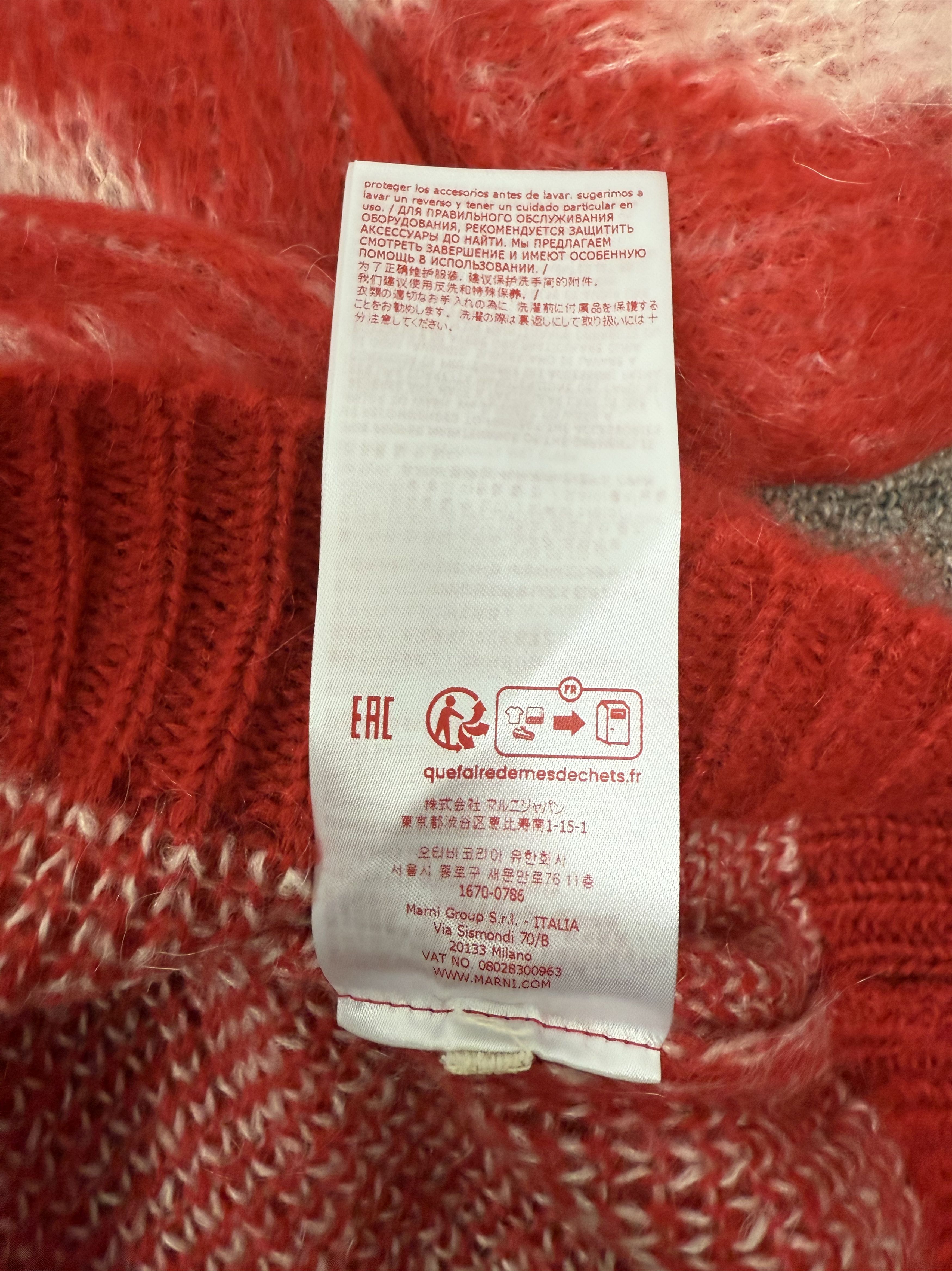 Marni Marni Brushed Poka Dot Red Sweater Size US XXL / EU 58 / 5 - 5 Thumbnail