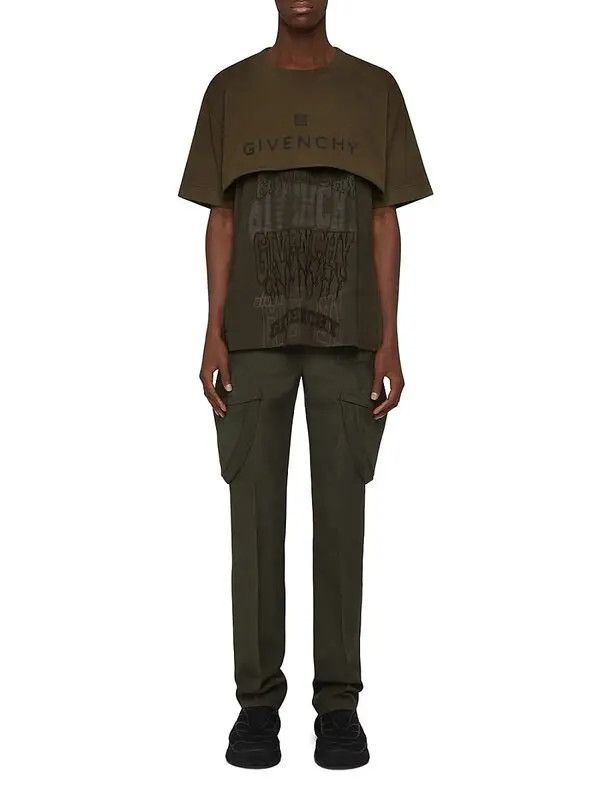 Givenchy o1loc1c0824 All In One T-Shirt in Green Size US S / EU 44-46 / 1 - 4 Thumbnail
