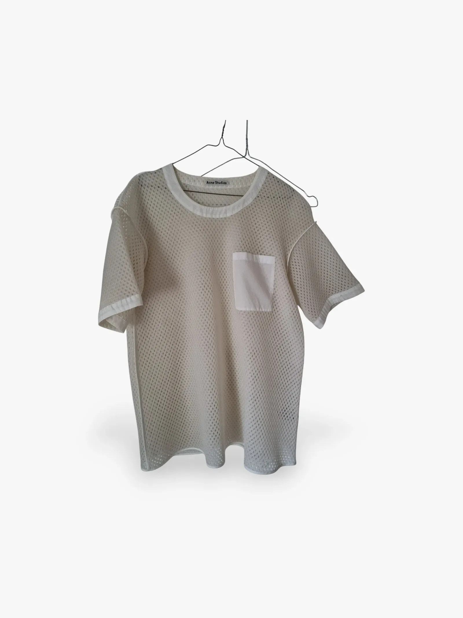 Acne Studios Acne Studios Avre mesh PSS15 Short Sleeve T-shirt Size XS / US 0-2 / IT 36-38 - 1 Thumbnail