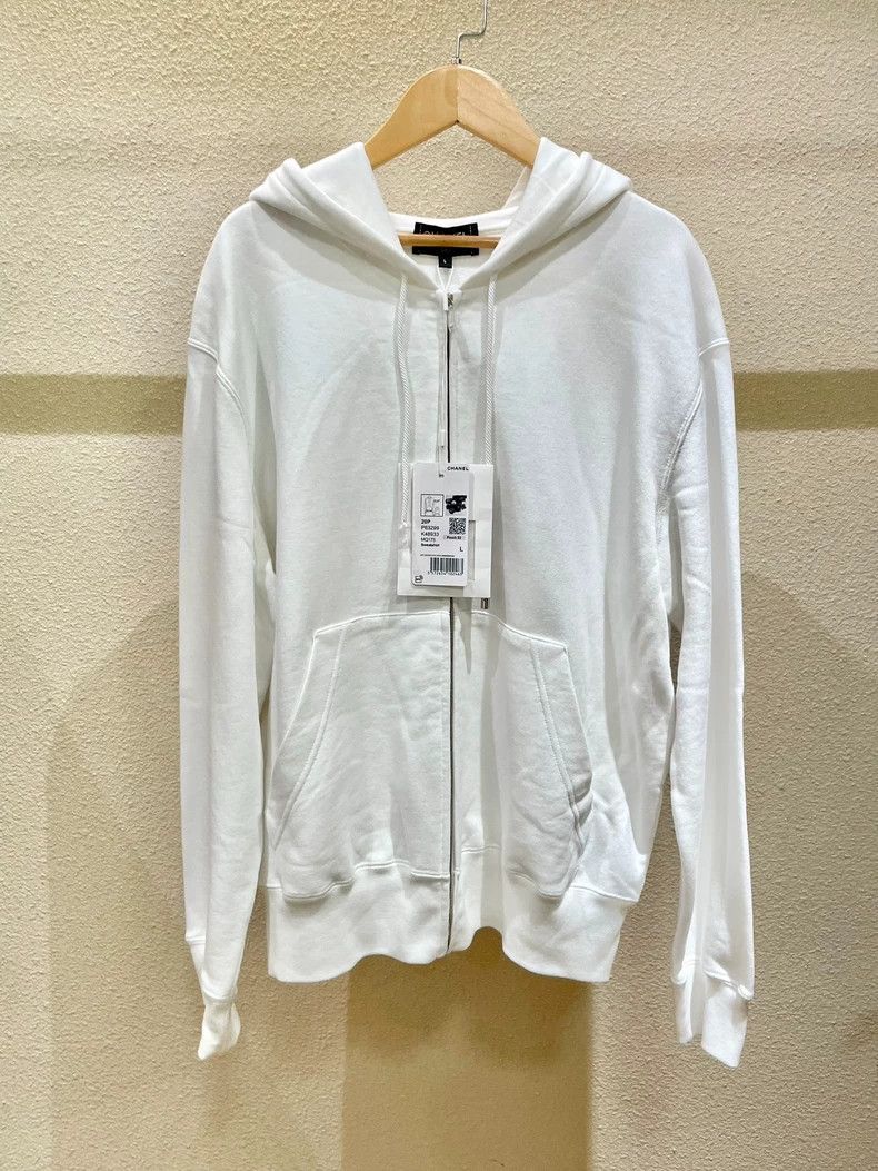 Chanel Chanel 20P Camellia Logo Graffiti Hooded Jacket Size US L / EU 52-54 / 3 - 2 Thumbnail