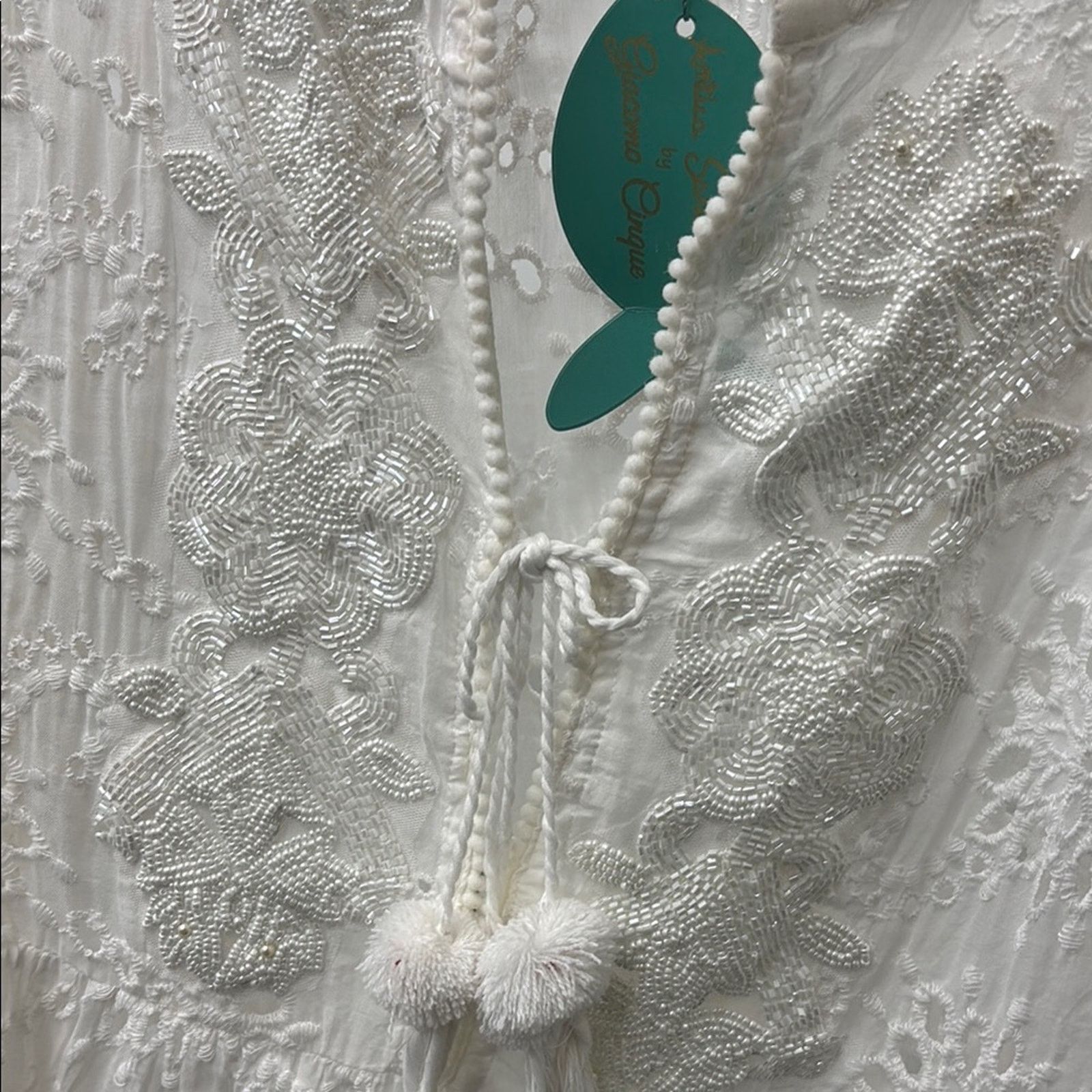 Other NWT Antica Sartoria Elegant White Lace Dress Size XL Size XL / US 12-14 / IT 48-50 - 3 Thumbnail