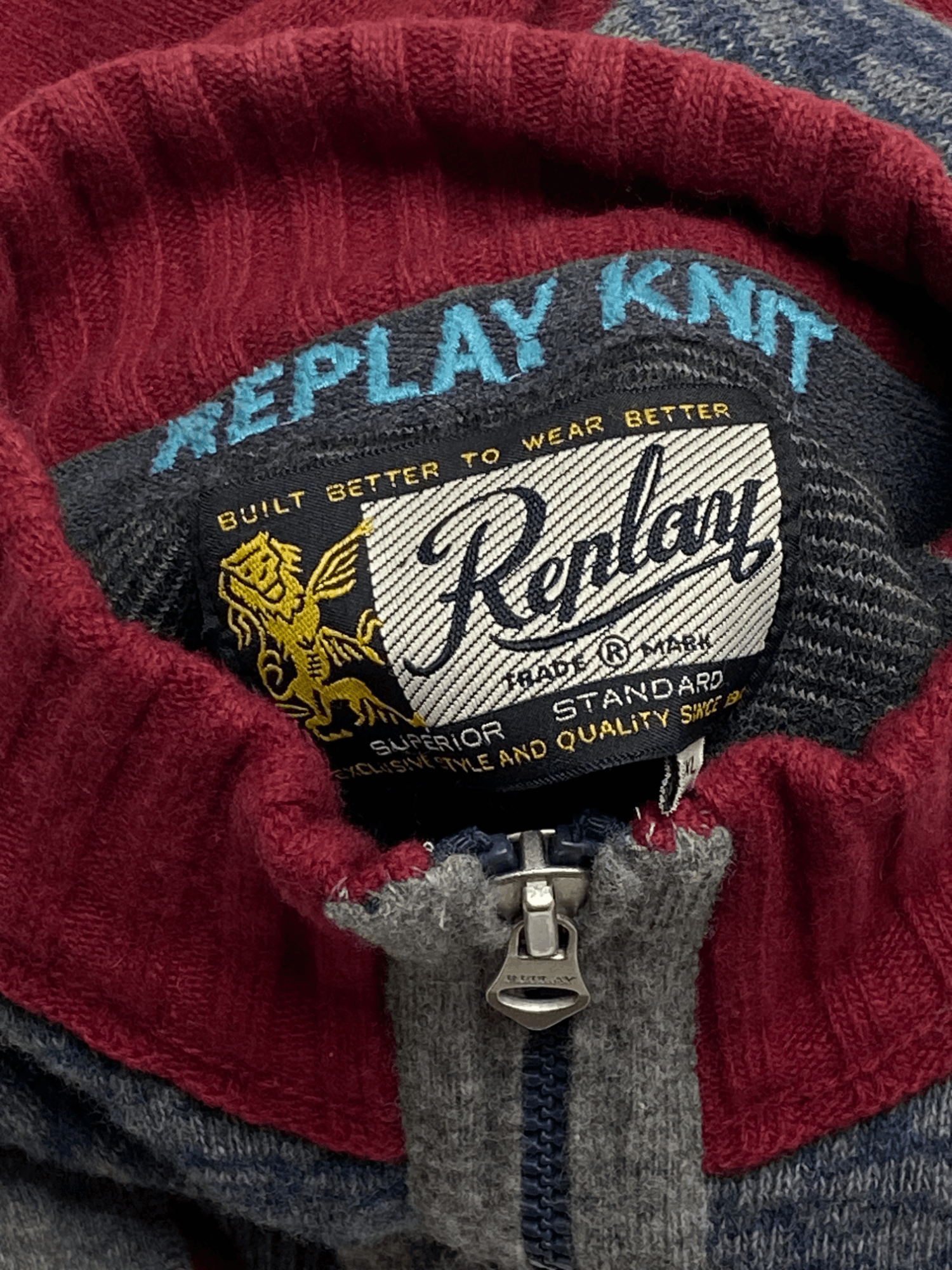 Replay Vintage REPLAY Grey Track Zip Warm Size US M / EU 48-50 / 2 - 4 Thumbnail
