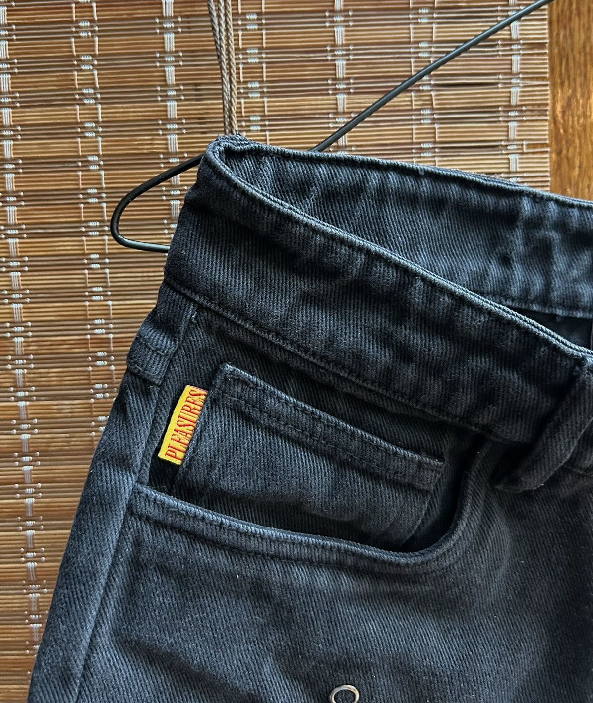 Pleasures Pleasures Village Rivet Denim Pants Black Size US 30 / EU 46 - 7 Thumbnail