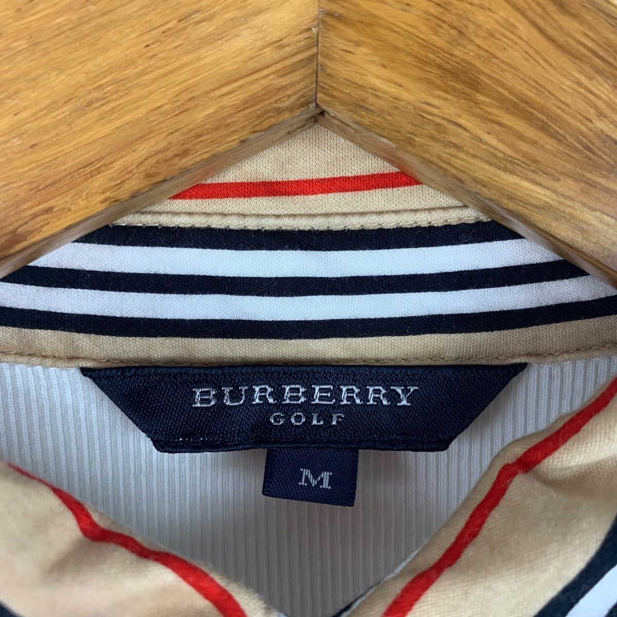 Burberry × Designer BURBERRY Golf nova check collar design polo tee Size US M / EU 48-50 / 2 - 3 Thumbnail