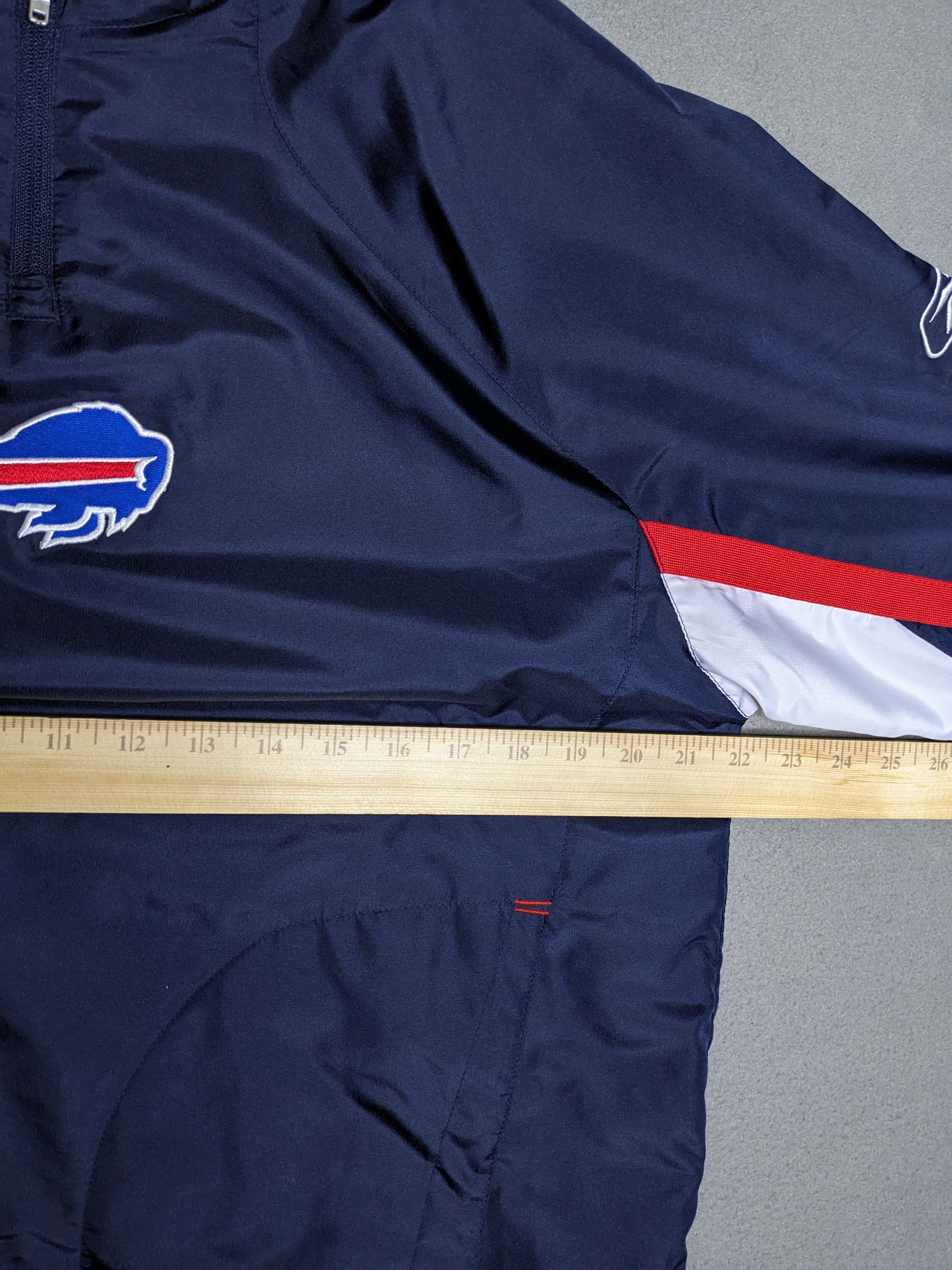 Reebok Buffalo Bills Reebok Sideline Quarter Zip Windbreaker Small Size US S / EU 44-46 / 1 - 13 Thumbnail