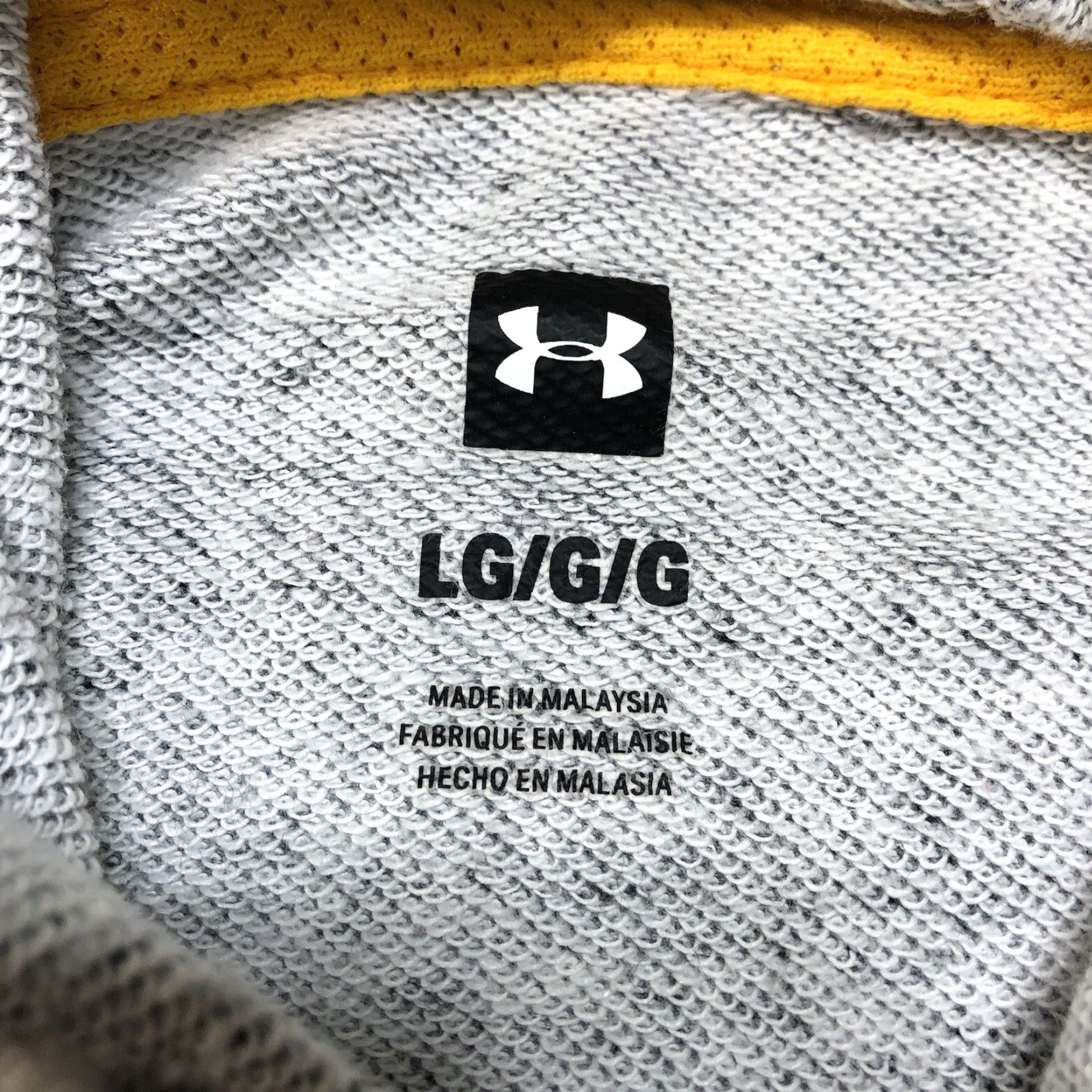 Under Armour Under Armour Project Rock Terry Short Sleeve Hoodie Mens Large Gray Size US L / EU 52-54 / 3 - 3 Thumbnail