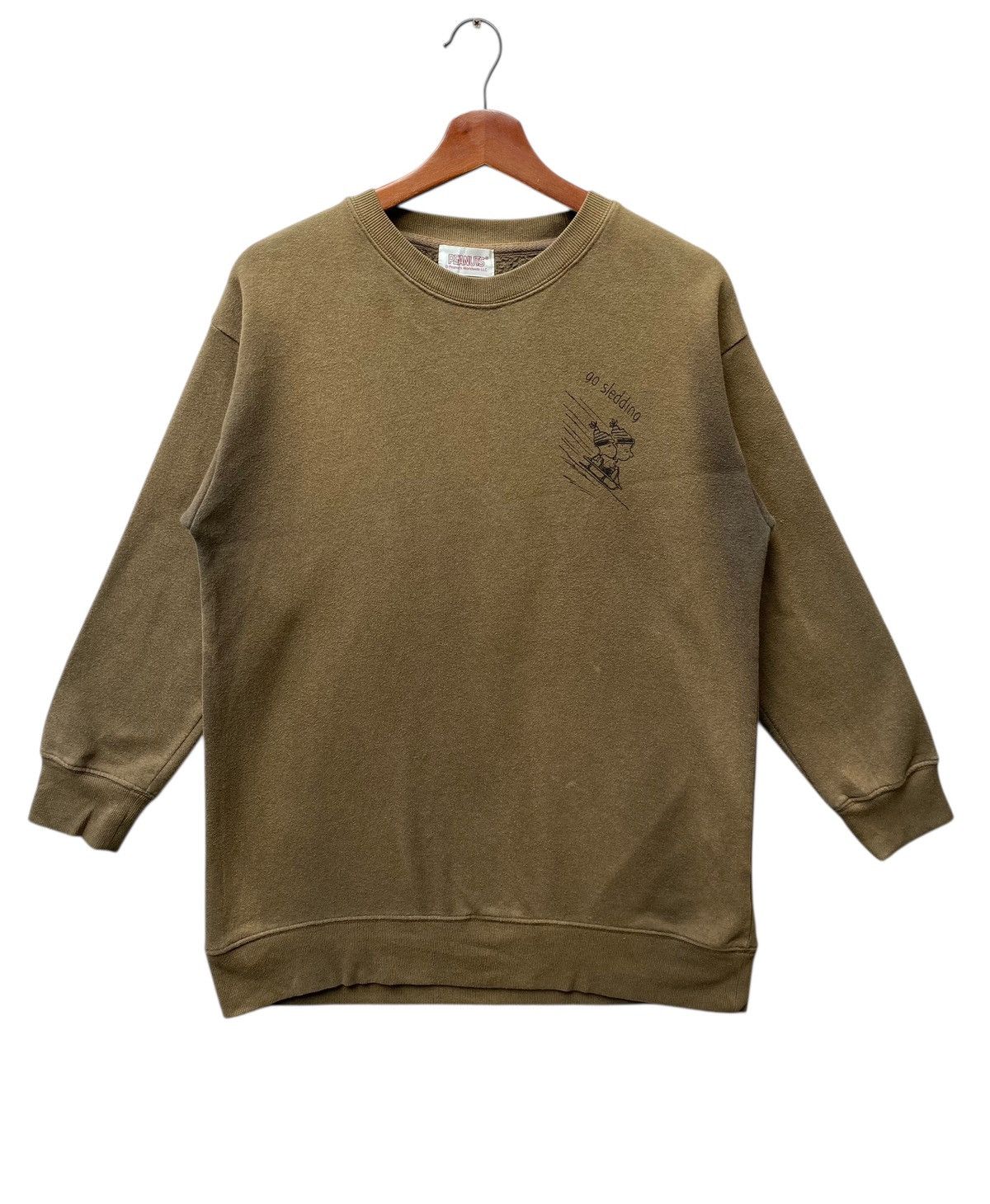 Peanuts Vintage Peanuts Sweatshirt Sun Faded Pullover Jumper Size US L / EU 52-54 / 3 - 1 Thumbnail