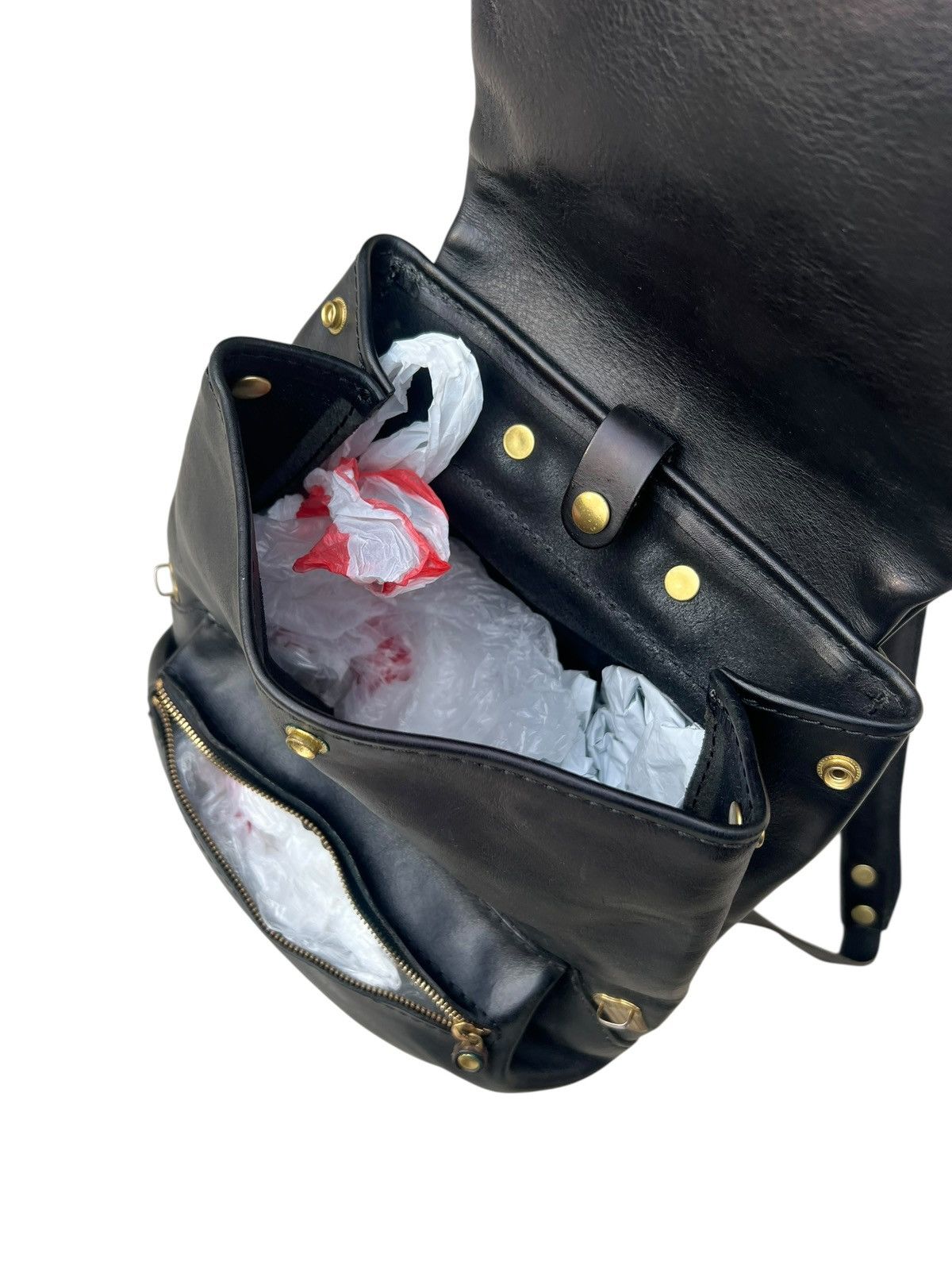 Leather Horsehide Leather Backpack By HERZ Japan Size ONE SIZE - 21 Thumbnail