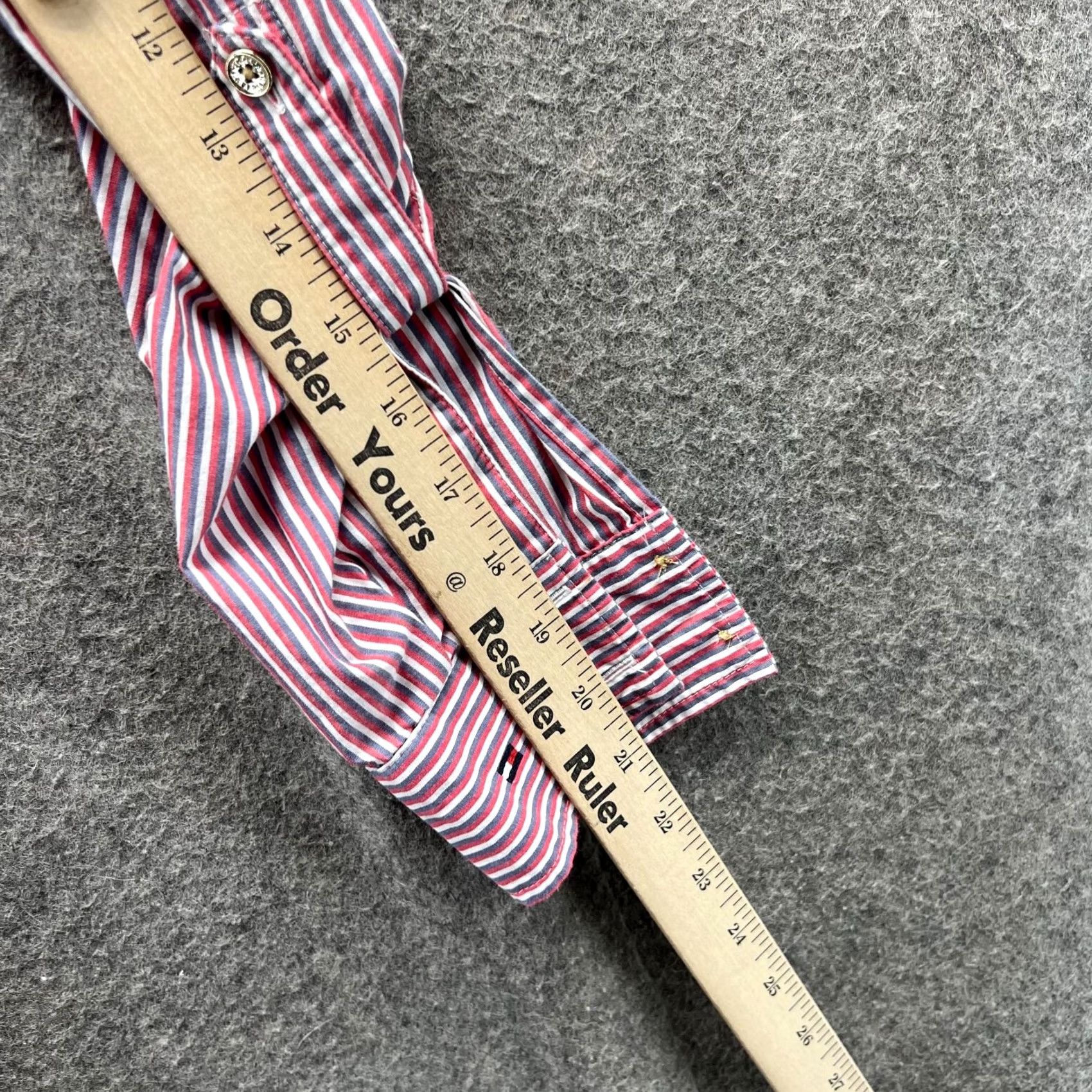 Tommy Hilfiger Tommy Hilfiger Shirt Dress Womens Small Red Striped Button Down Belted A Line Shirt Dress Womens Small Red Striped Button Down Belted A Line Size S / US 4 / IT 40 - 7 Thumbnail