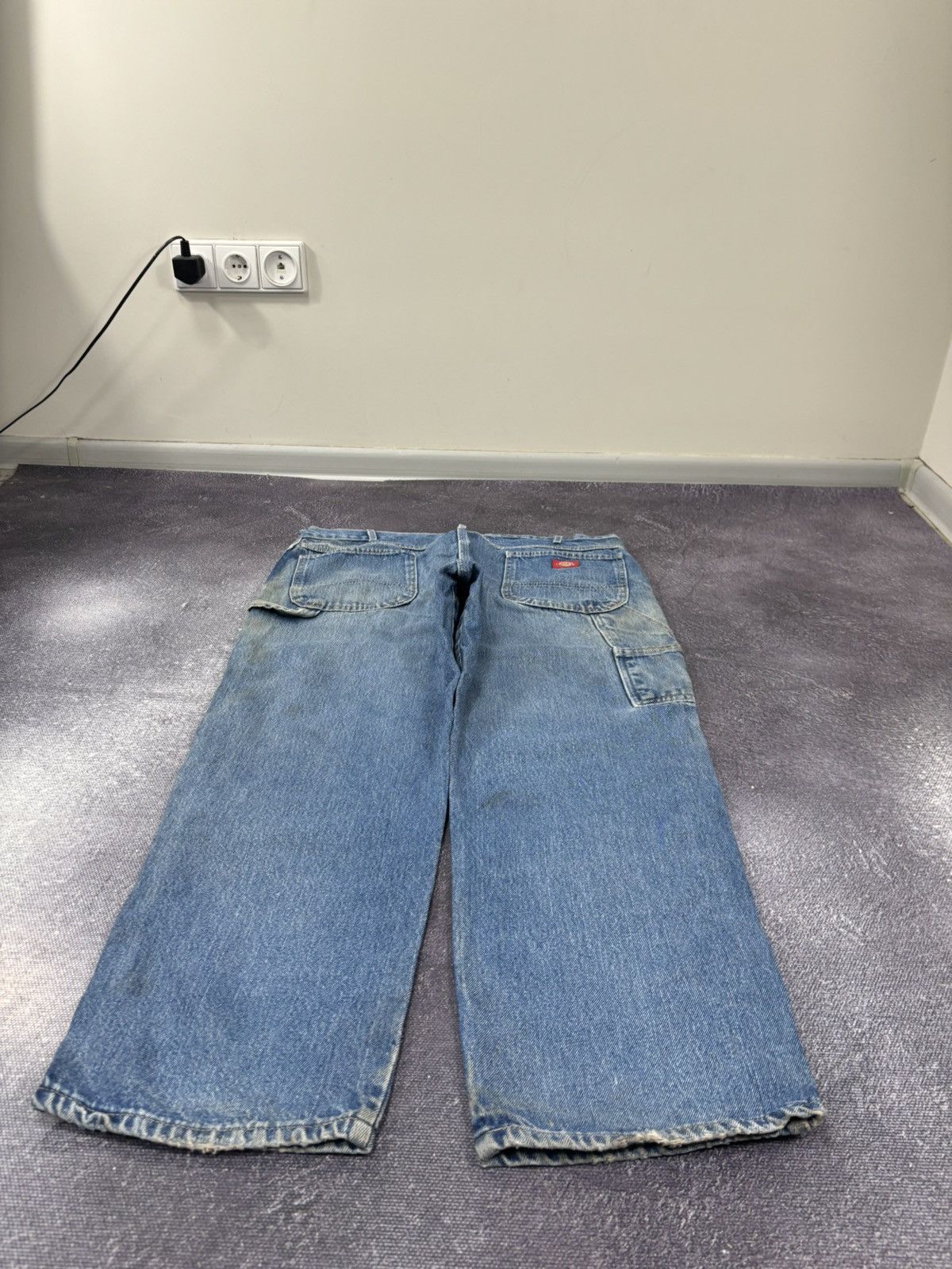 Dickies Vintage Dickies Distressed Denim Blue Hype Baggy Jeans Size US 40 / EU 56 - 5 Thumbnail