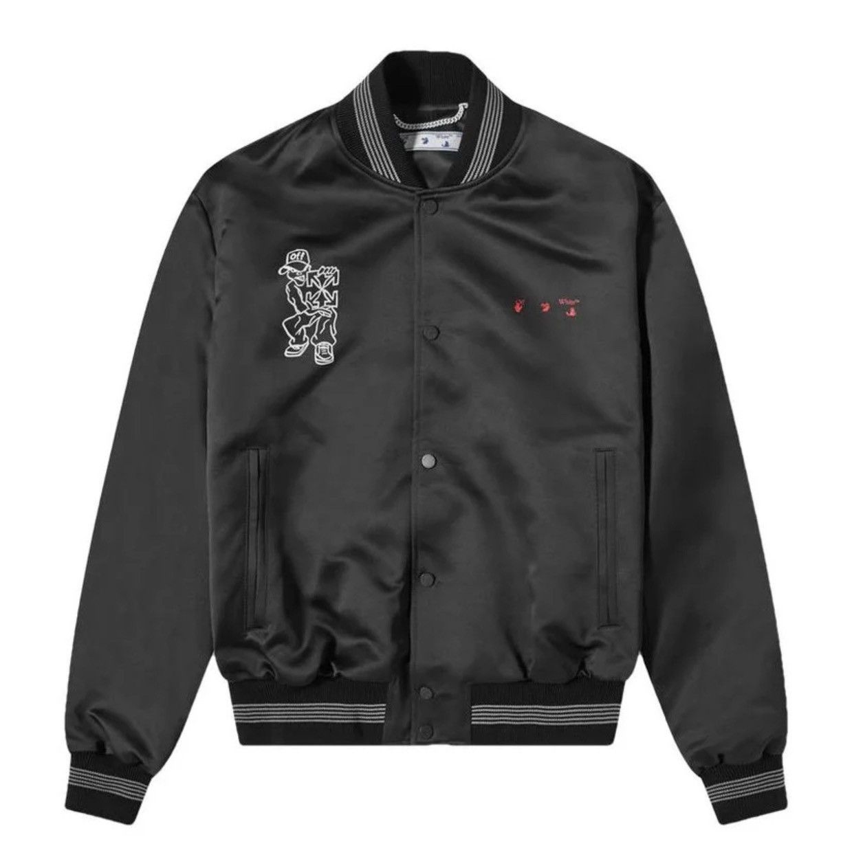Off-White Off-White bomber black Size US L / EU 52-54 / 3 - 1 Thumbnail