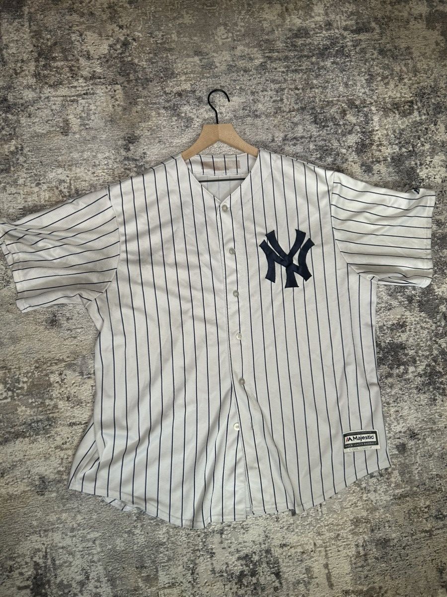 Vintage White Yankees Jersey