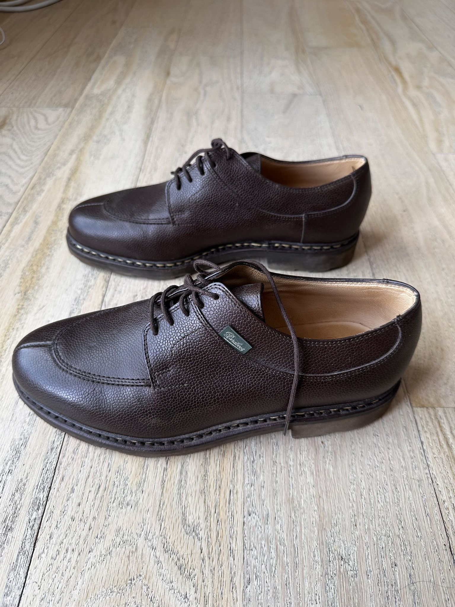 Paraboot Paraboot Avignon Griff II Grain Leather Shoes - Marron Moka Size US 8 / EU 41 - 4 Thumbnail