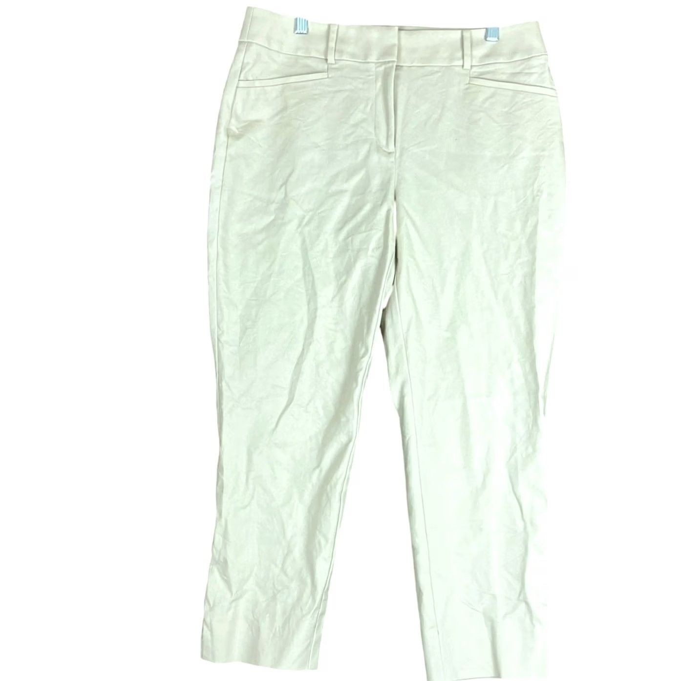 Loft LOFT Womens Pants Tan Mid Rise The Curvy Riviera Ankle Stretch 6 Size 24" / US 00 / IT 34 - 2 Thumbnail