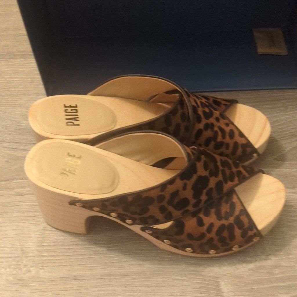 Paige Paige leopard sandal heels size 6.5 Size US 6 / IT 36 - 2 Thumbnail
