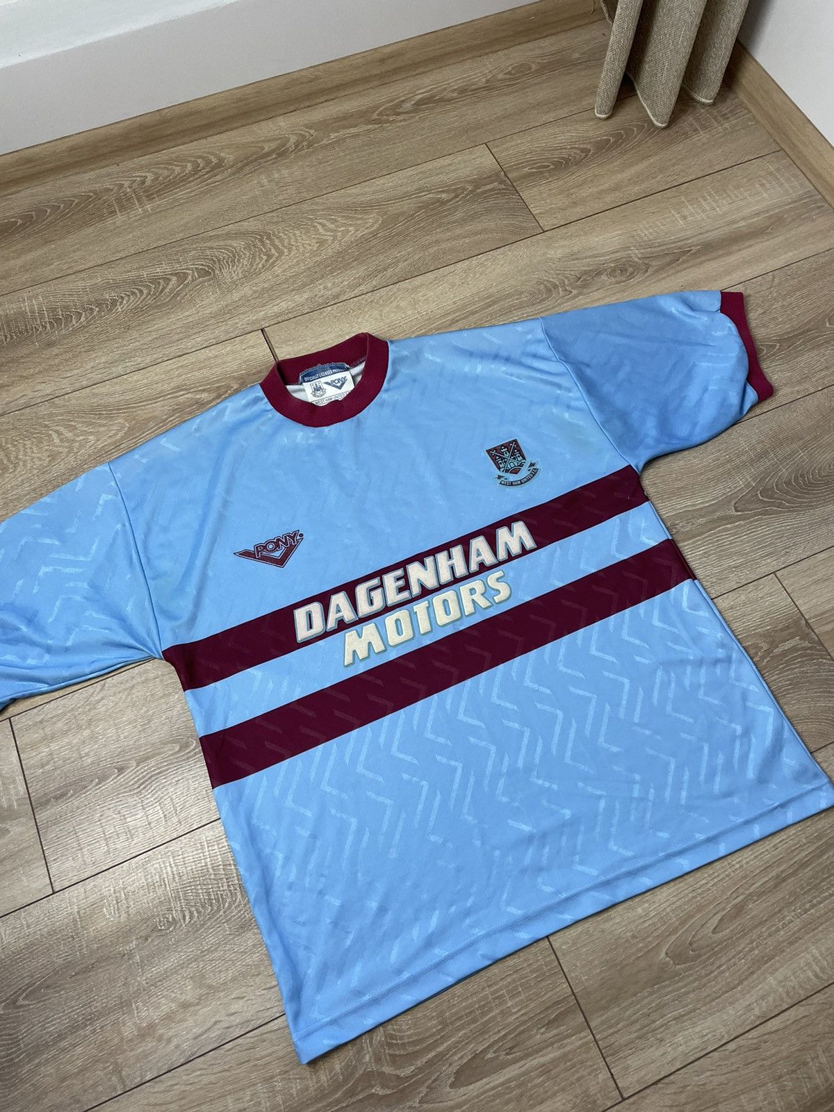 PONY WEST HAM UNITED 1993/1995 AWAY FOOTBALL SHIRT PONY JERSEY Size US XXL / EU 58 / 5 - 3 Thumbnail