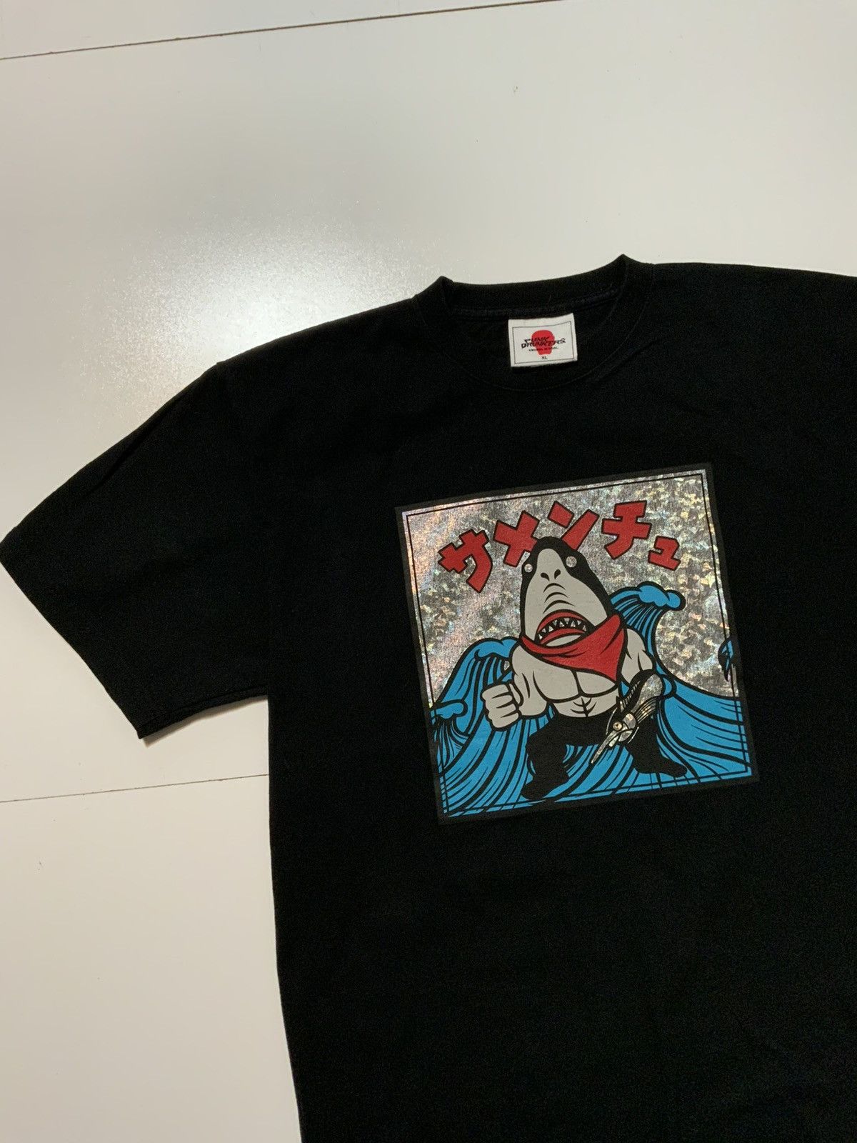 Japanese Brand Punk Drunkers Heroes Munchie Samenchu Shark Japan T-Shirt Size US XL / EU 56 / 4 - 4 Thumbnail