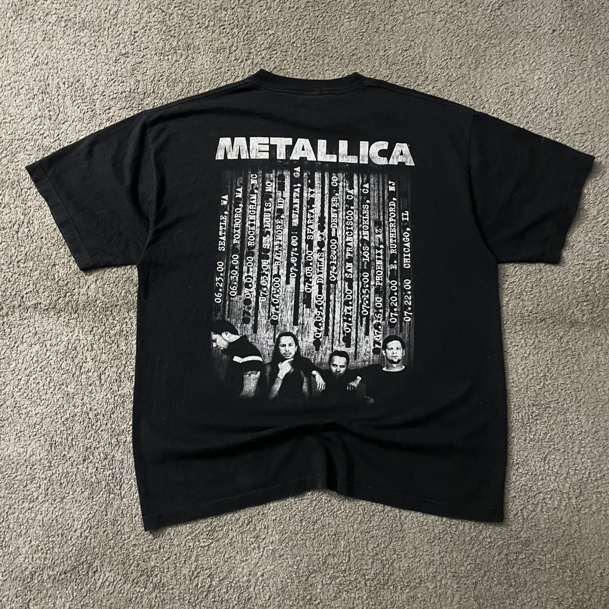 Giant Vintage 1999 Metallica Tour Tee Giant Tag Double Sided XL Size US XL / EU 56 / 4 - 4 Thumbnail
