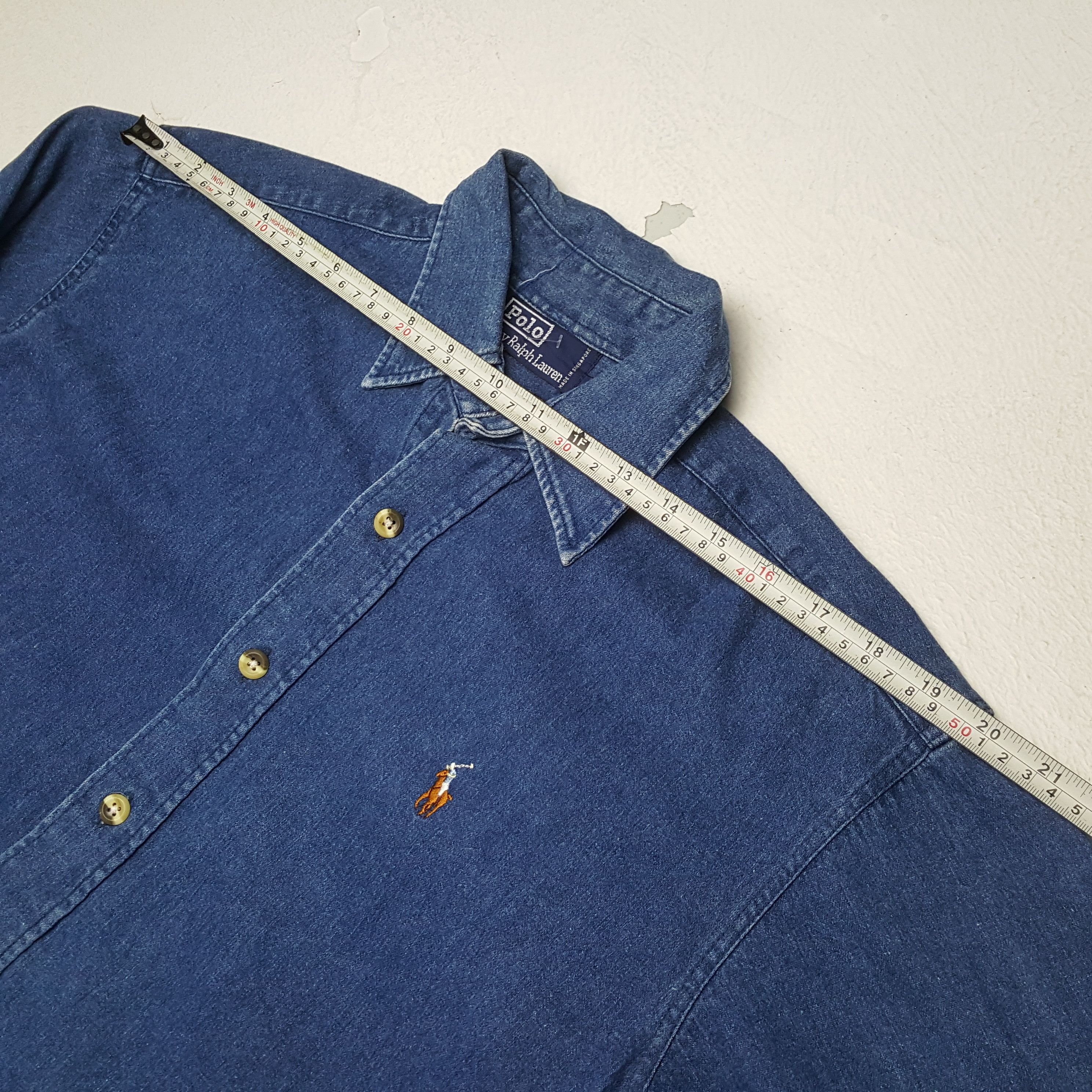 Polo Ralph Lauren × Vintage Vintage POLO by RALPH LAUREN Fashion Brand Shirt Size US M / EU 48-50 / 2 - 4 Thumbnail