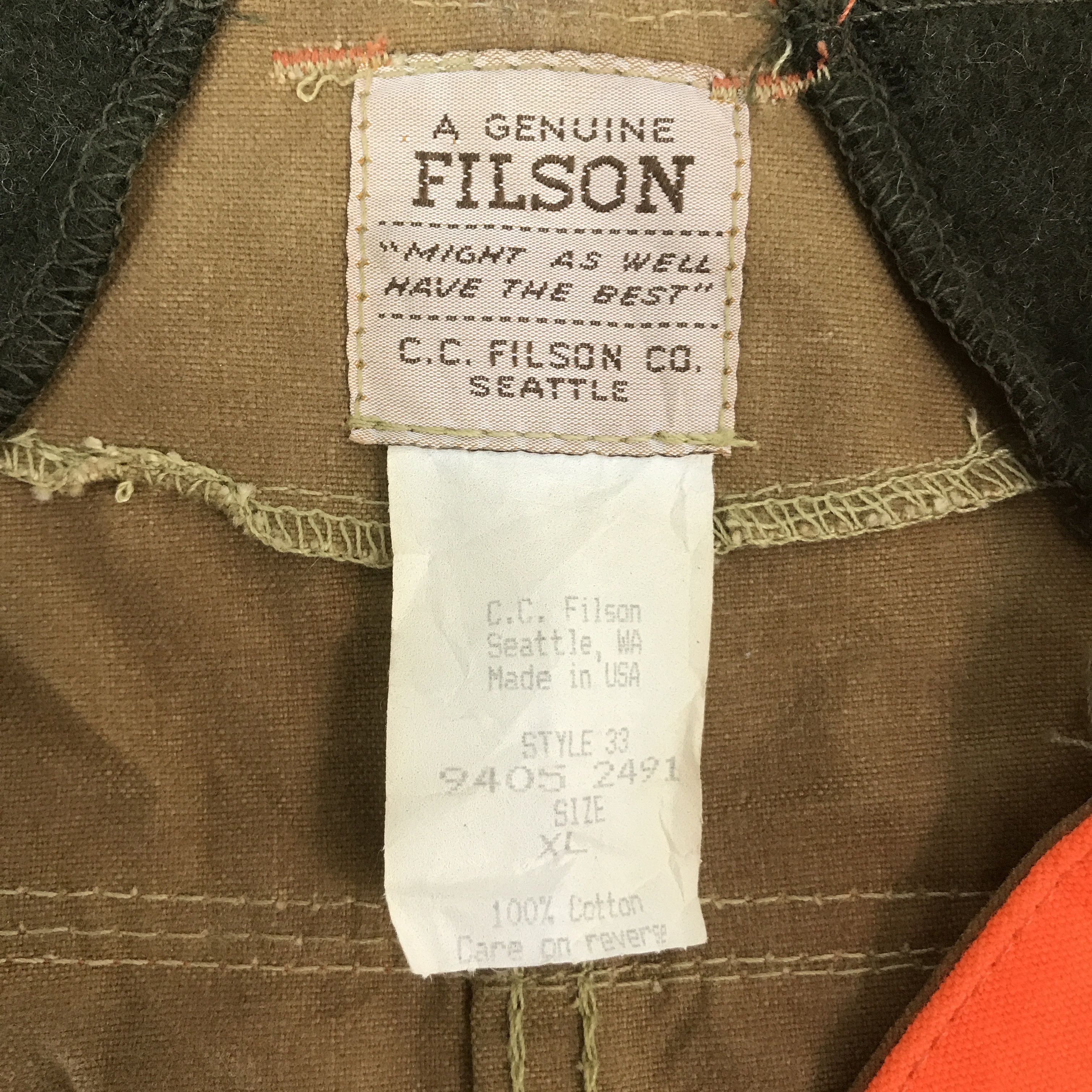 Filson filson vest jacket Size US XL / EU 56 / 4 - 7 Thumbnail