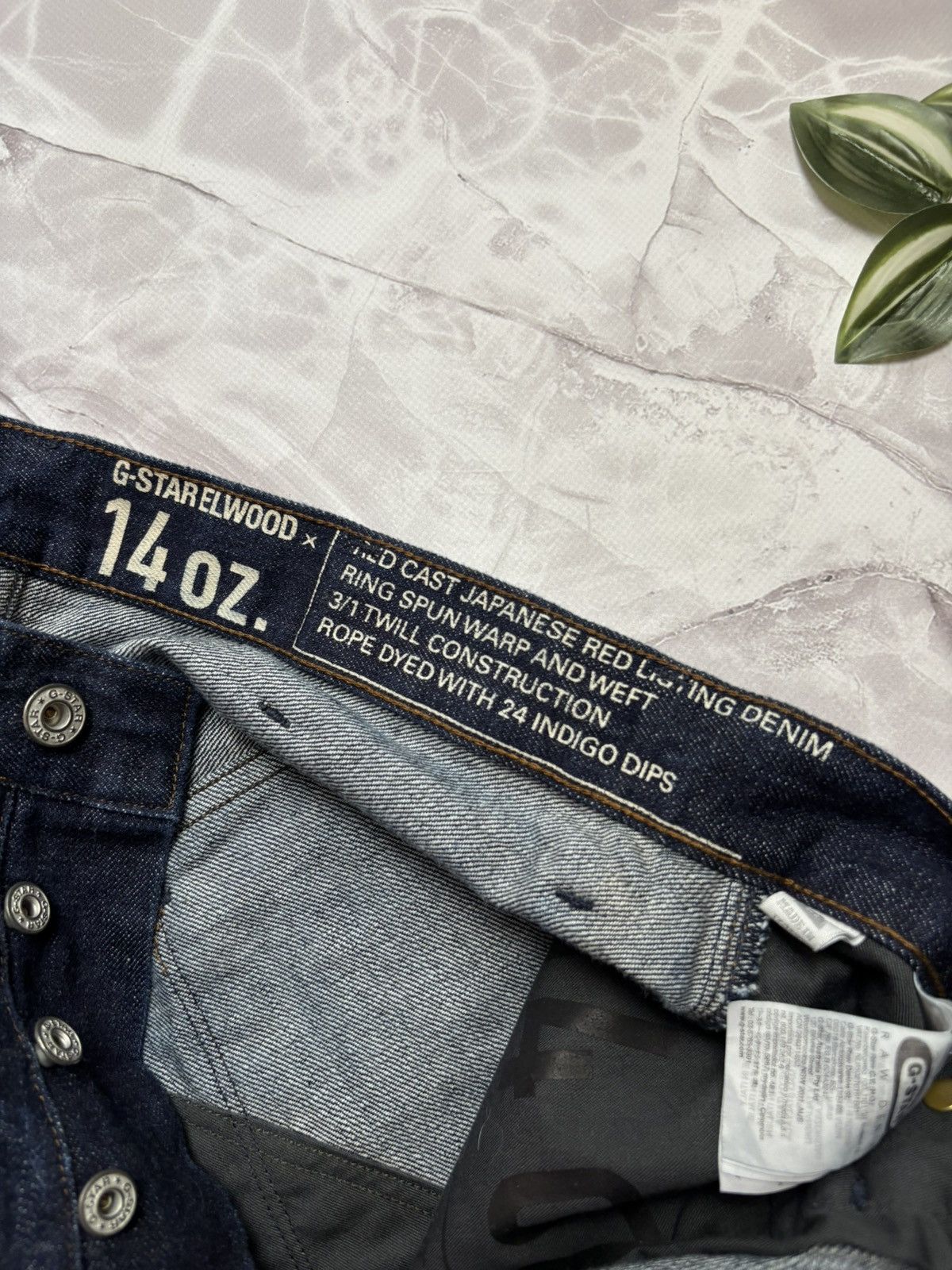 G-Star G-Star Elwood x 14 oz Red Listing Selvedge 3D 34x32 Size US 34 / EU 50 - 13 Thumbnail