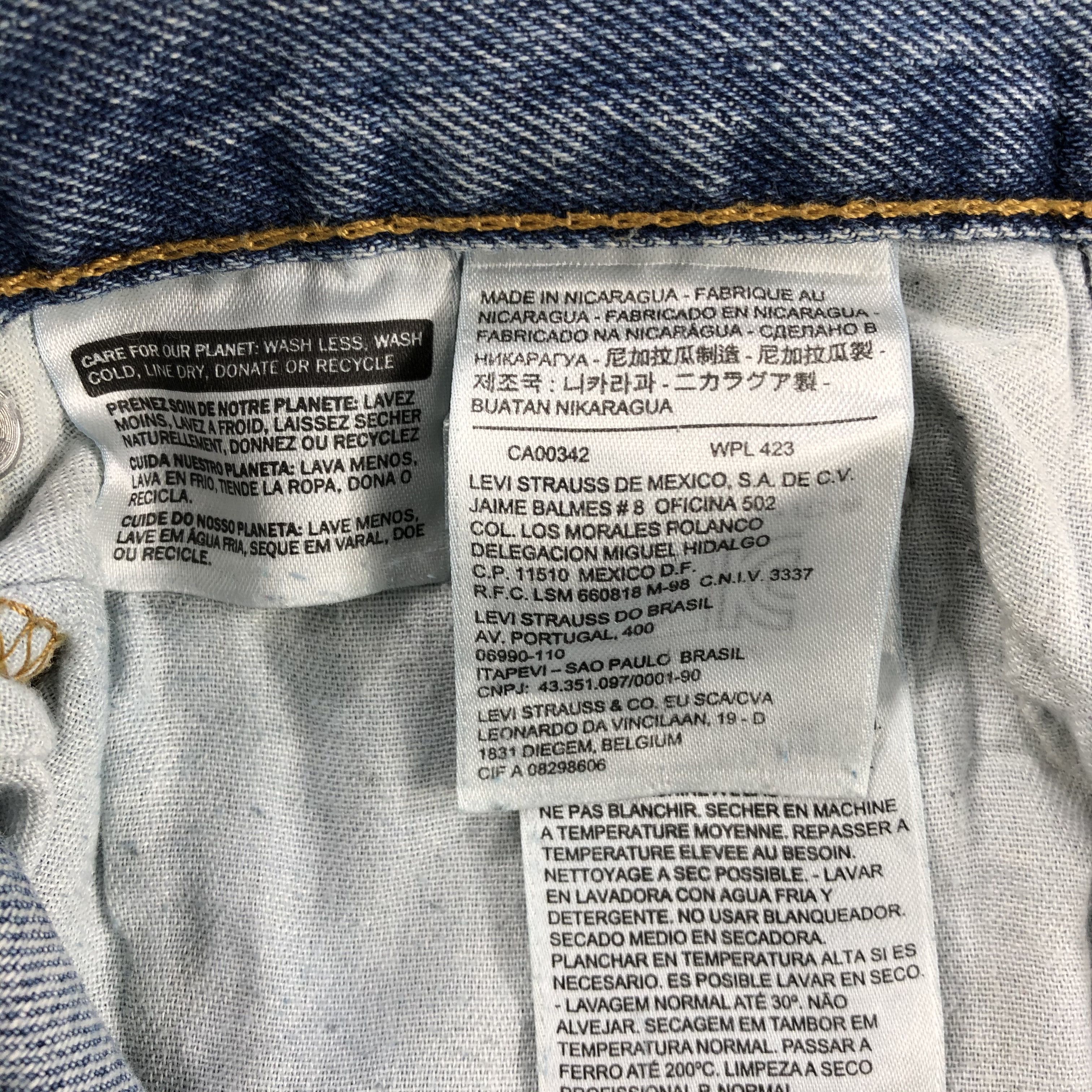 Levi's Vintage Blue Wash Levis 550 Jeans-J1621 Size US 31 - 13 Thumbnail
