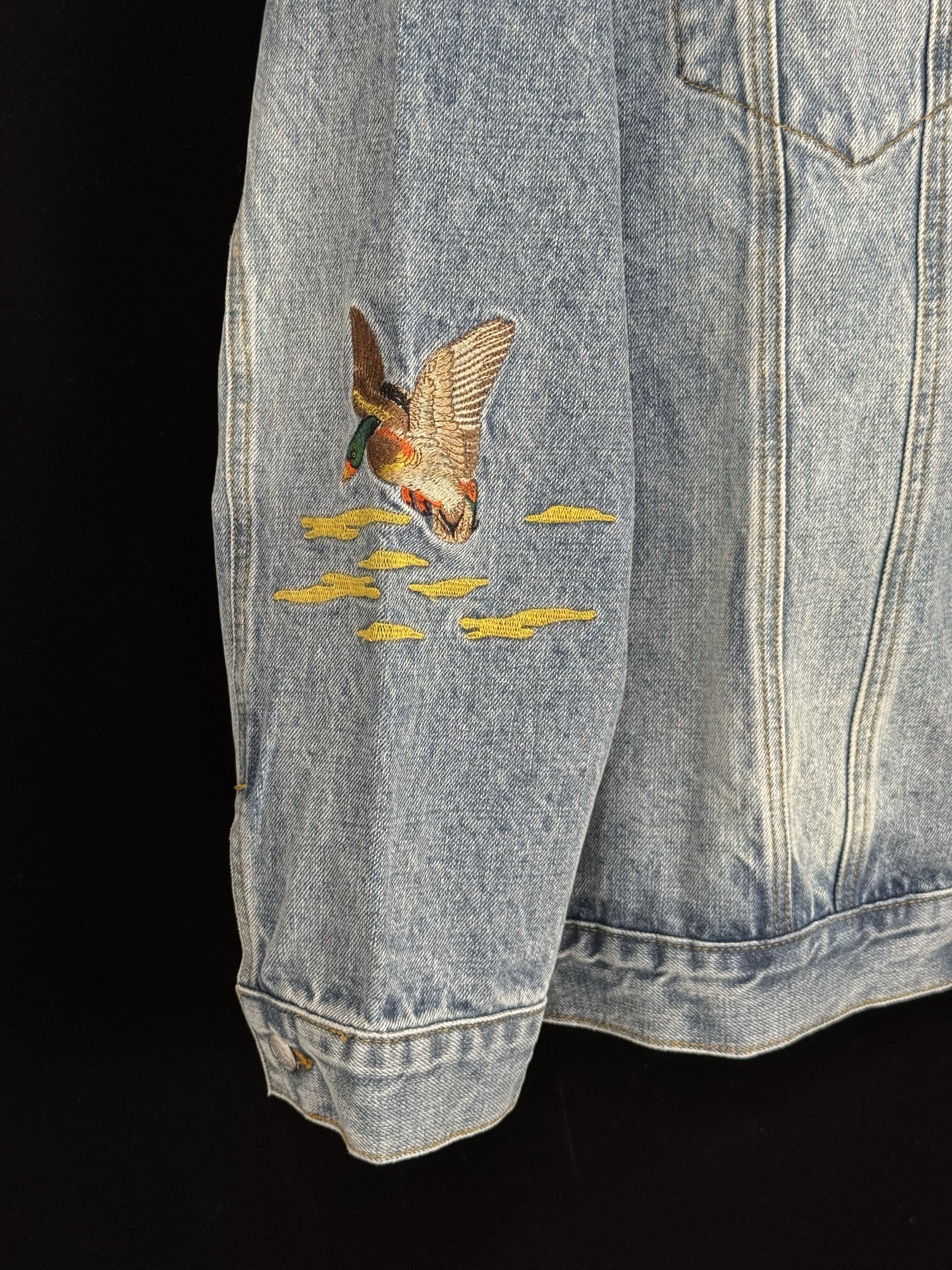 Billionaire Boys Club UNWORN* BBC HEAVY STICH GOOSE AND DUCKS DENIM JACKET Size US XXL / EU 58 / 5 - 4 Thumbnail