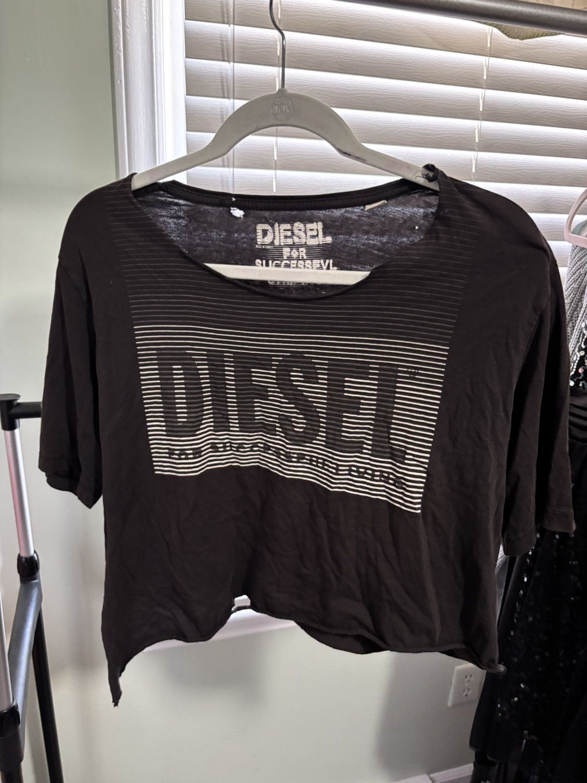 Diesel Thrashed crop top Diesel brand size X Size XL / US 12-14 / IT 48-50 - 1 Thumbnail
