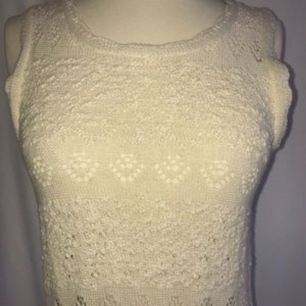 BLVD BLVD knitted cream dress Size L / US 10 / IT 46 - 2 Thumbnail