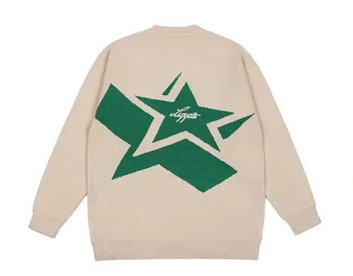 Other Capital Stars Graphic White Sweater Size US L / EU 52-54 / 3 - 2 Thumbnail